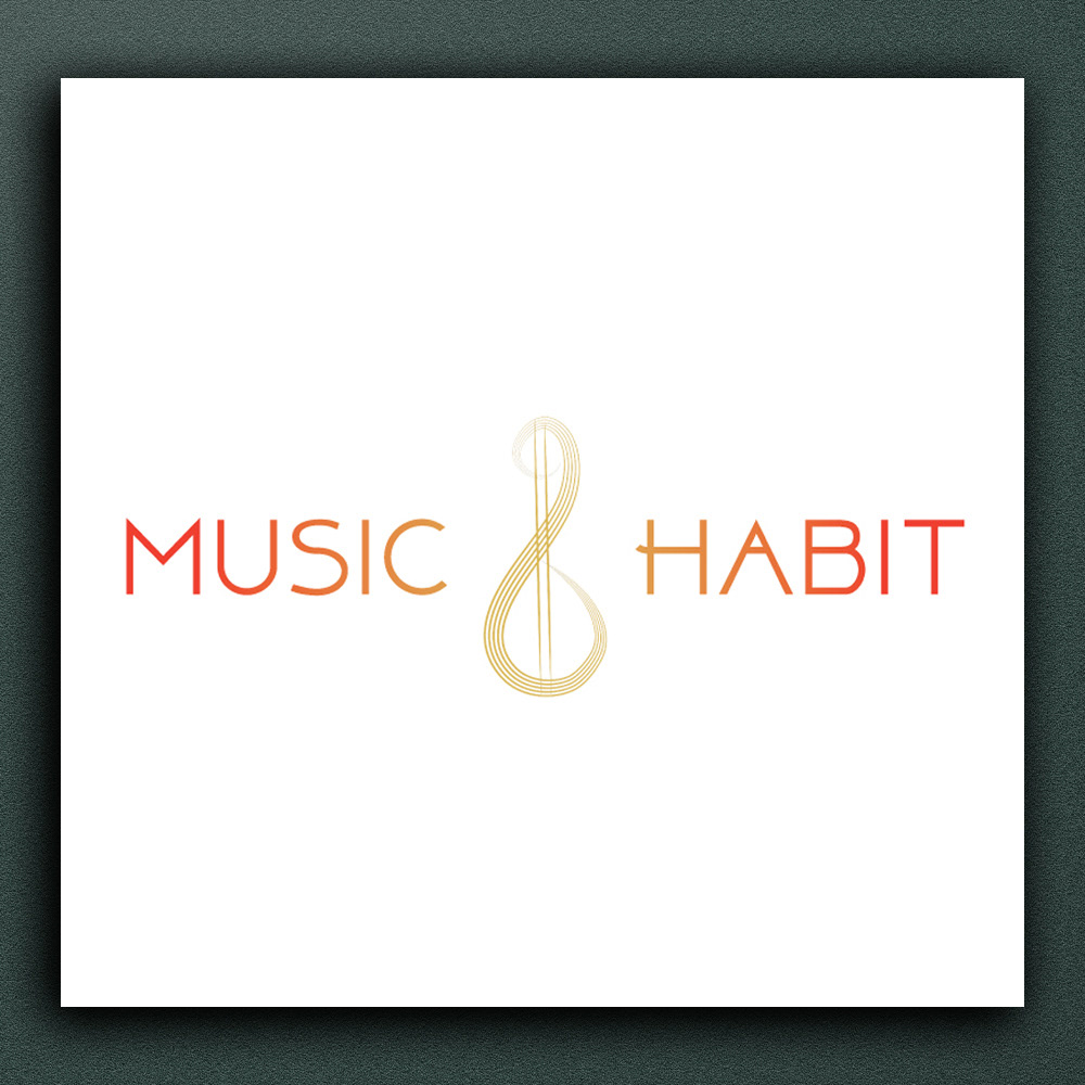 Music Habit Logo Mock-Up