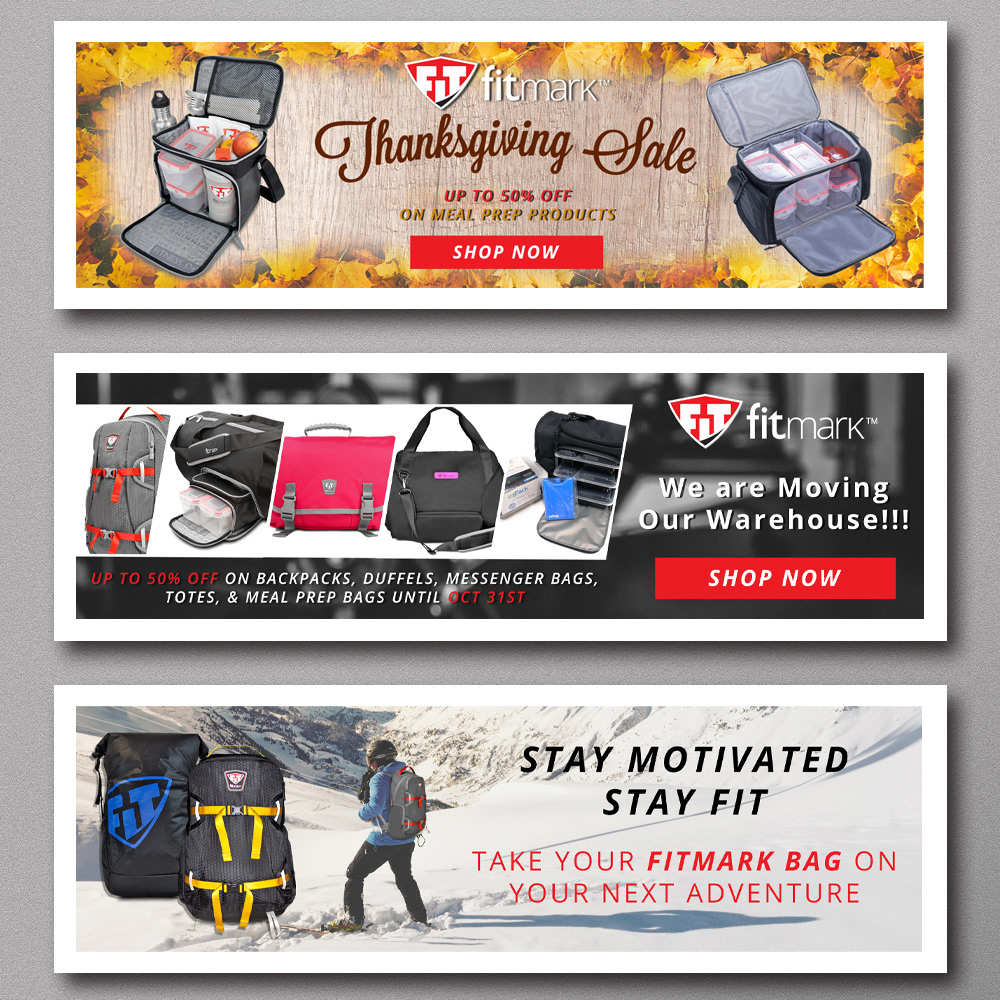 Fitmark Bags Web Banners