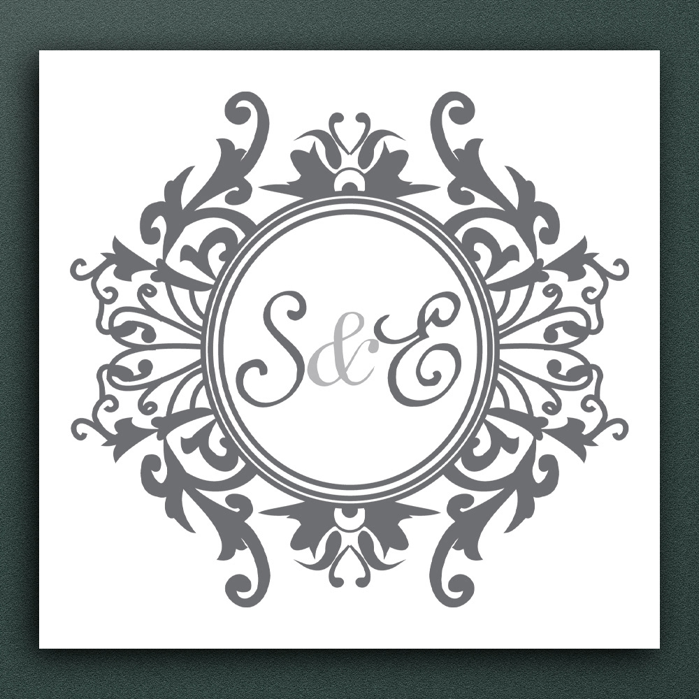 Best Bride Wedding Monogram