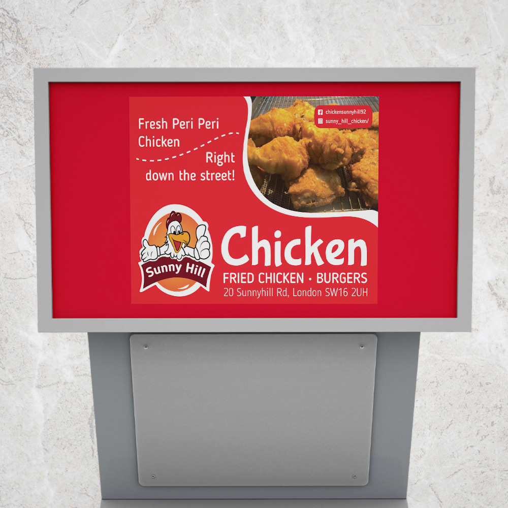 Sunny Hill Chicken Kiosk Ad