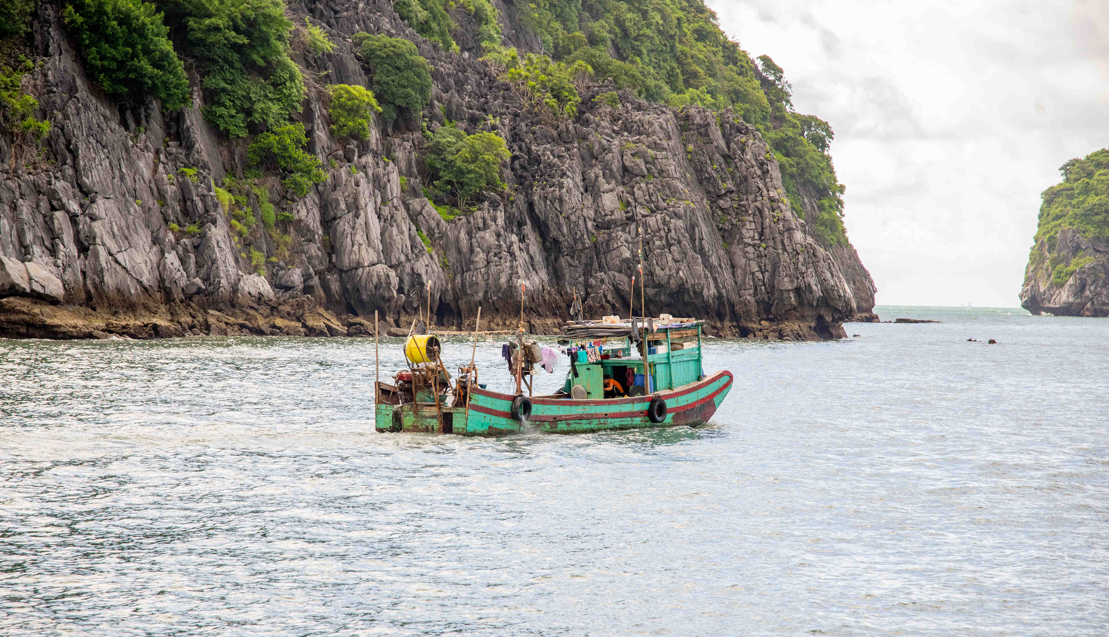 Lan Ha Bay near Cat Ba island. A great alternative to Halong bay.
