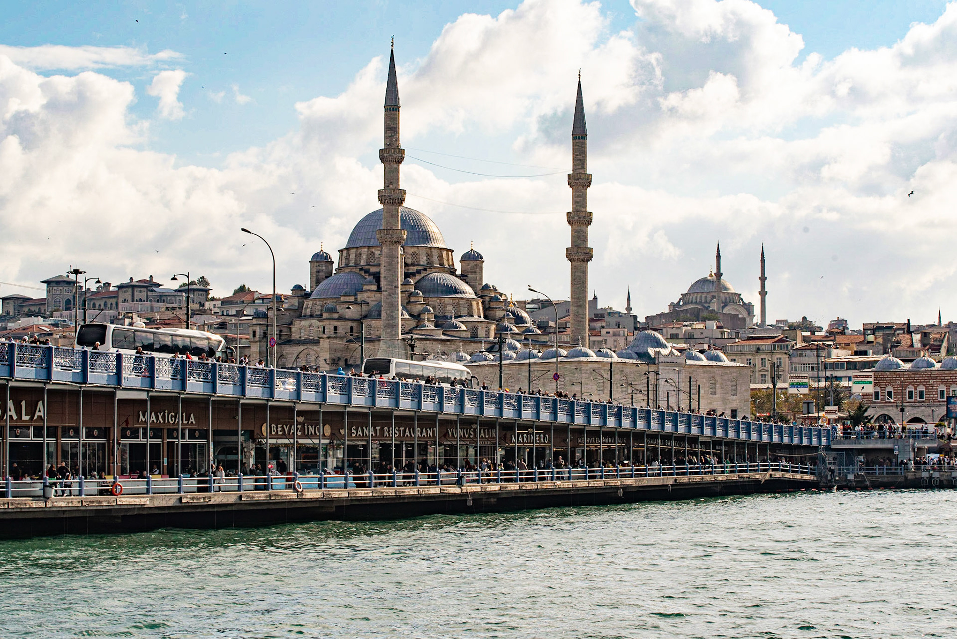 View from the Bosphorus Istanbul