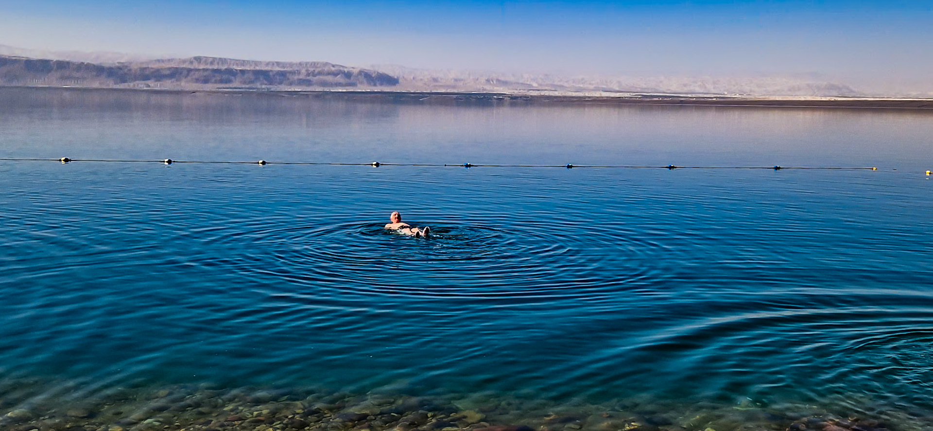 Yours truly in/on the Dead Sea
