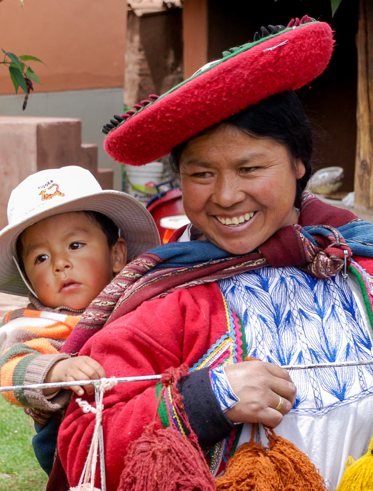 Mother and daughter Peru