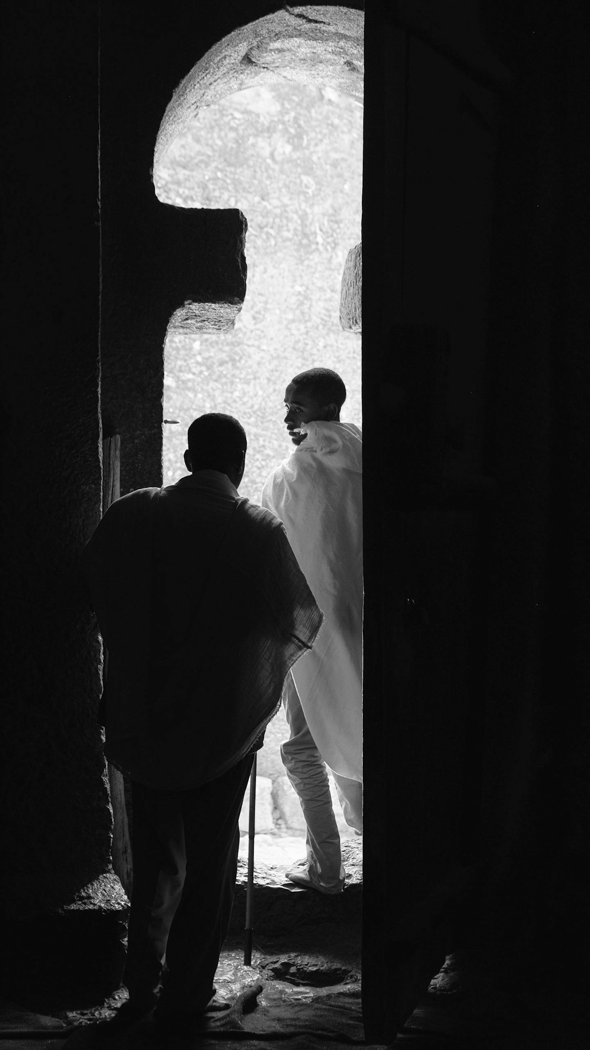 Bet Medhane Alem Doorway - Lalibela, Ethiopia