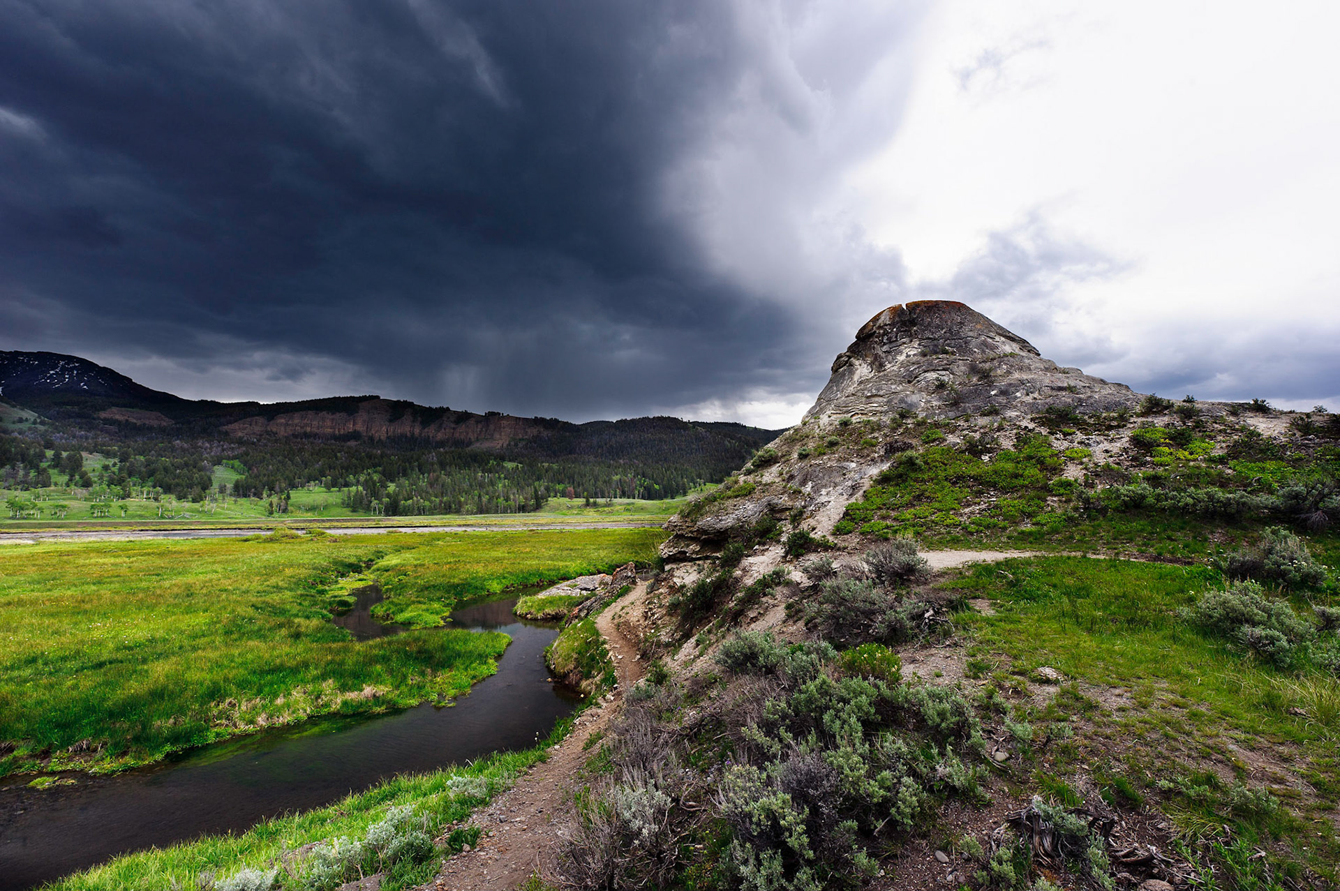 Dormant Geyser - Yellowstone, Wyoming