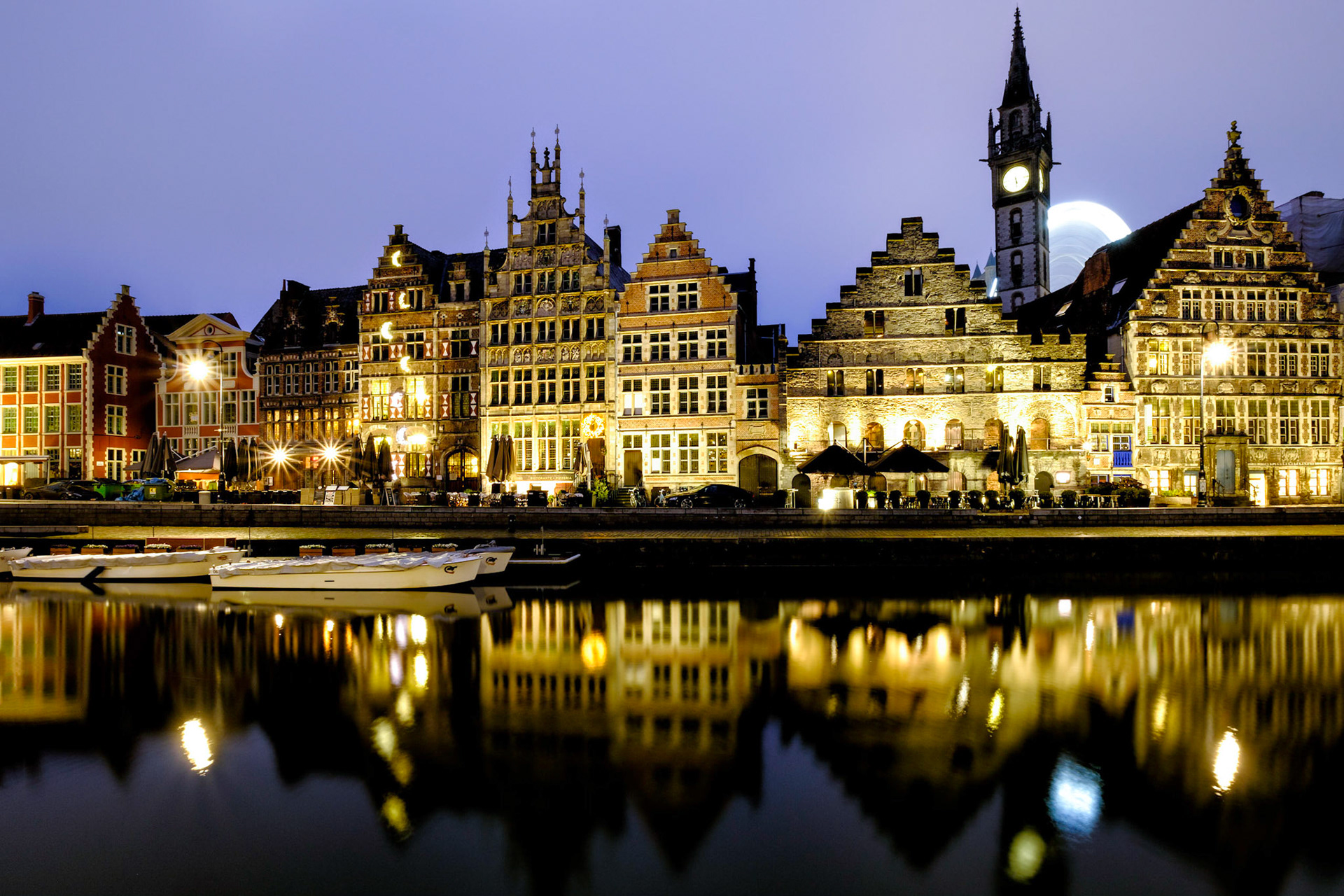 Graslei - Ghent, Belgium