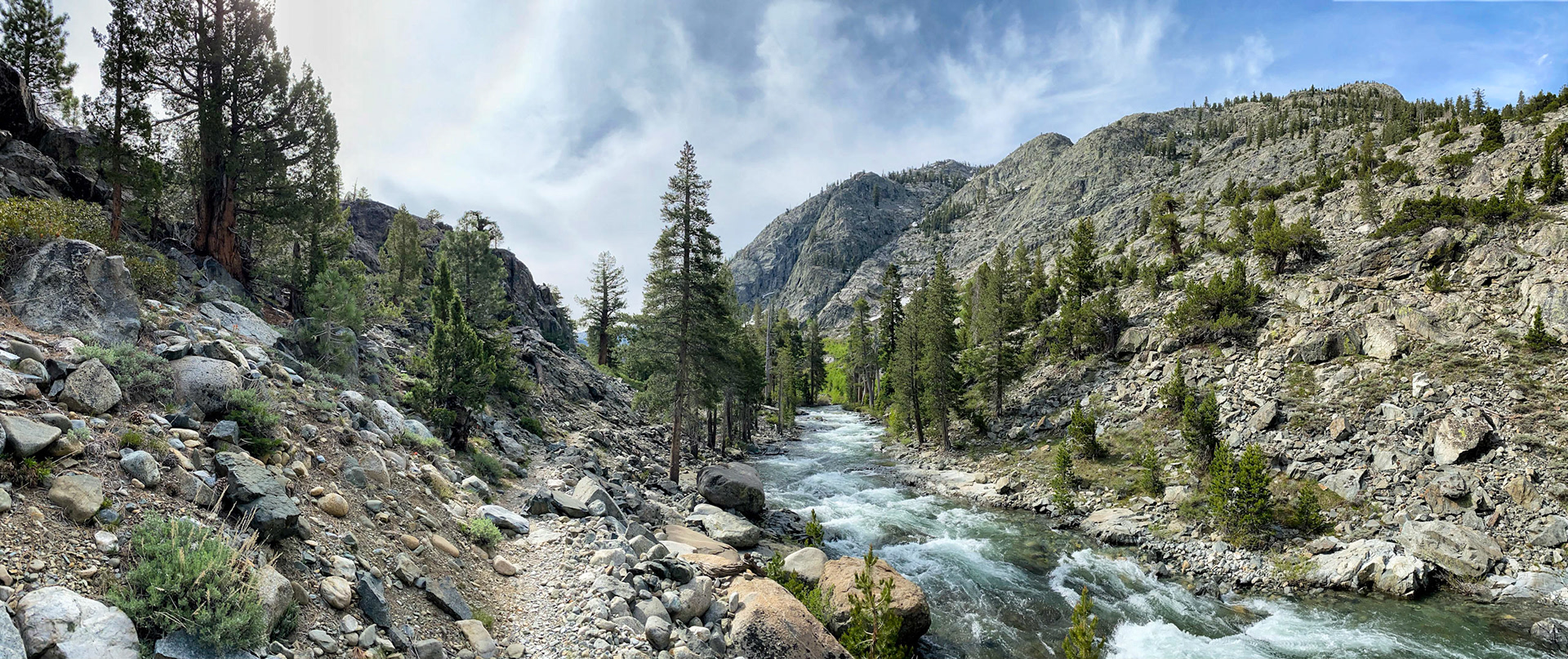 PCT: South Fork San Joaquin River, Shaver Lake, CA