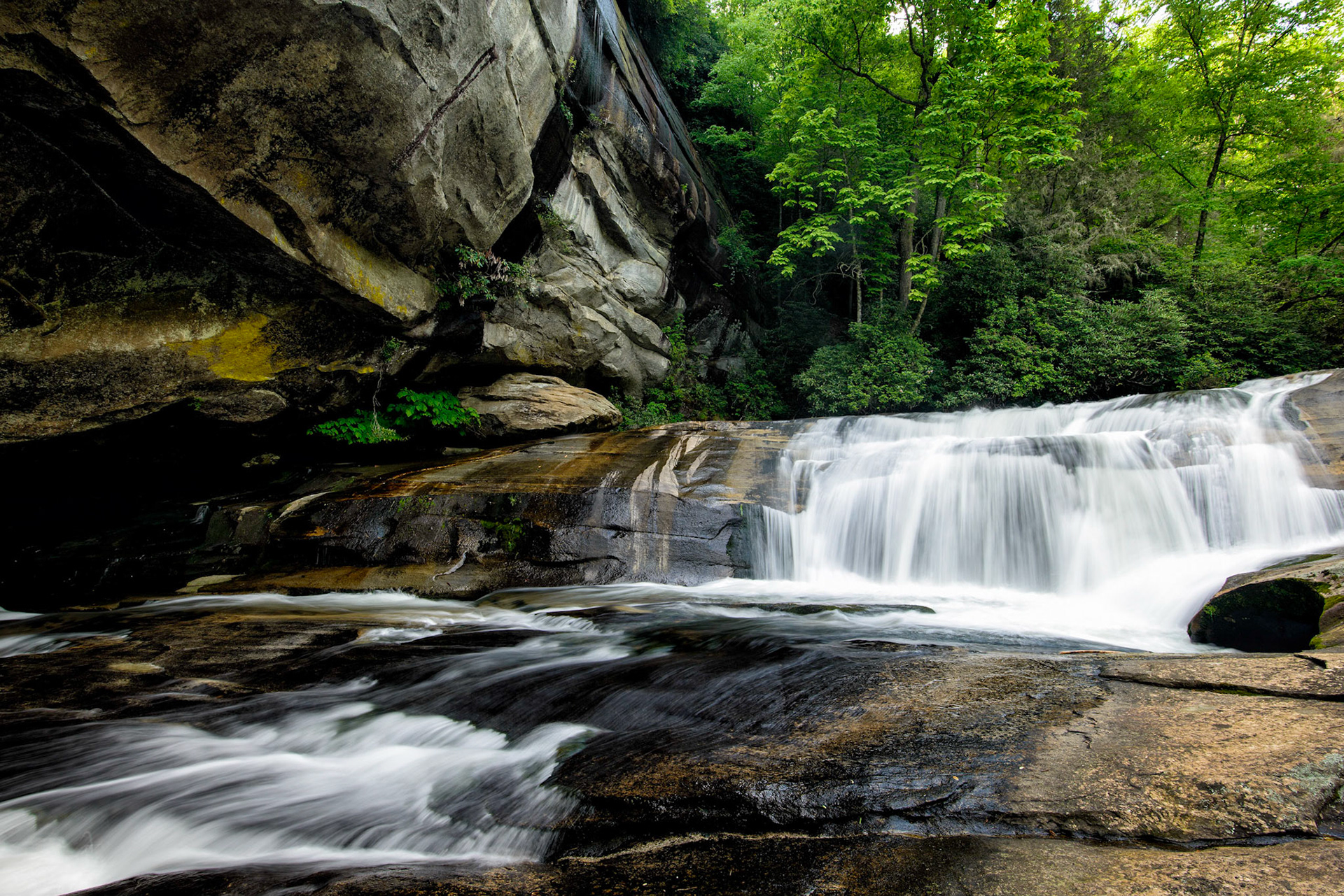 Bird Rock Falls - Transylvania County, North Carolina