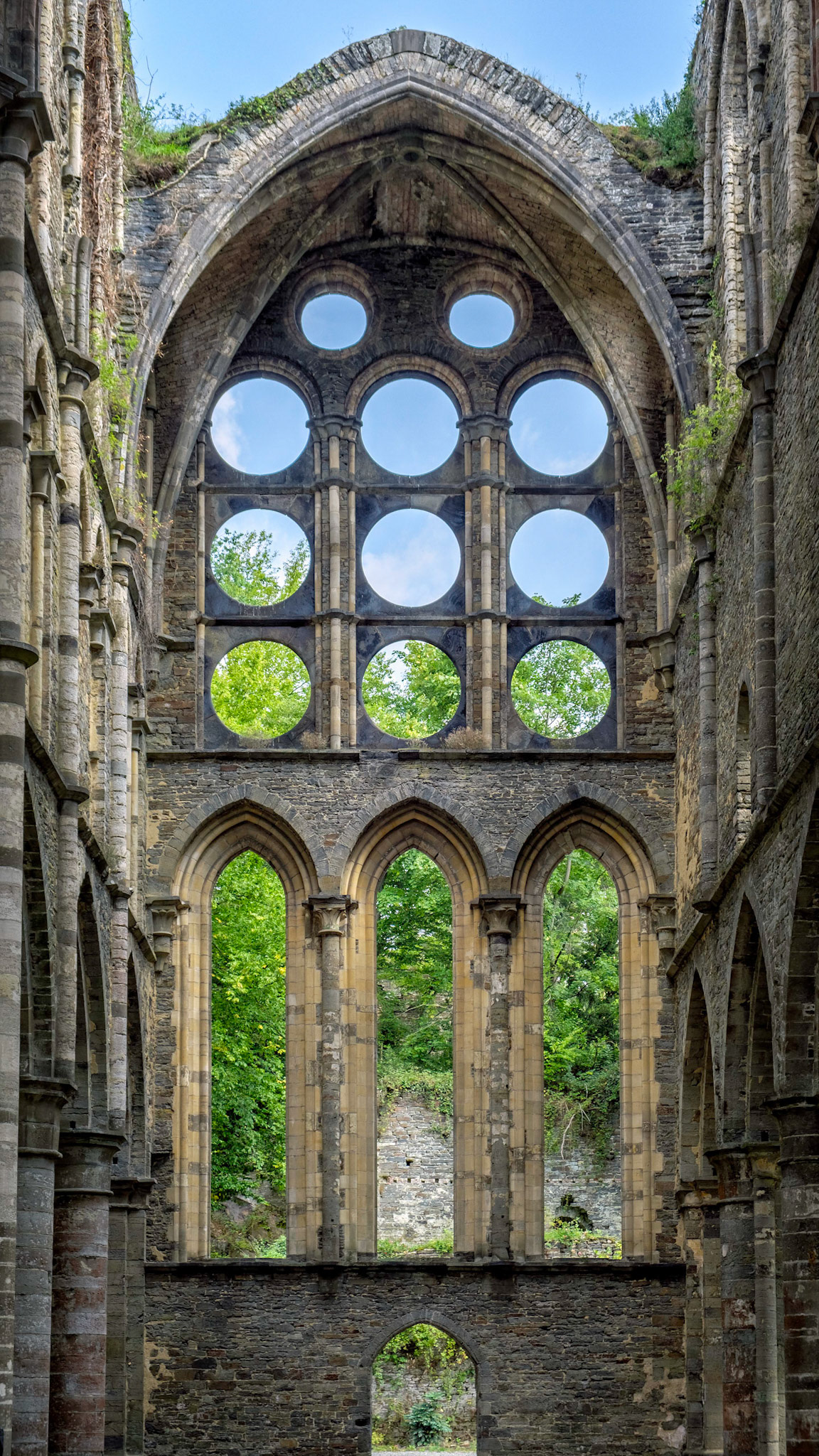 Church Window - Abbaye de Villers, Belgium