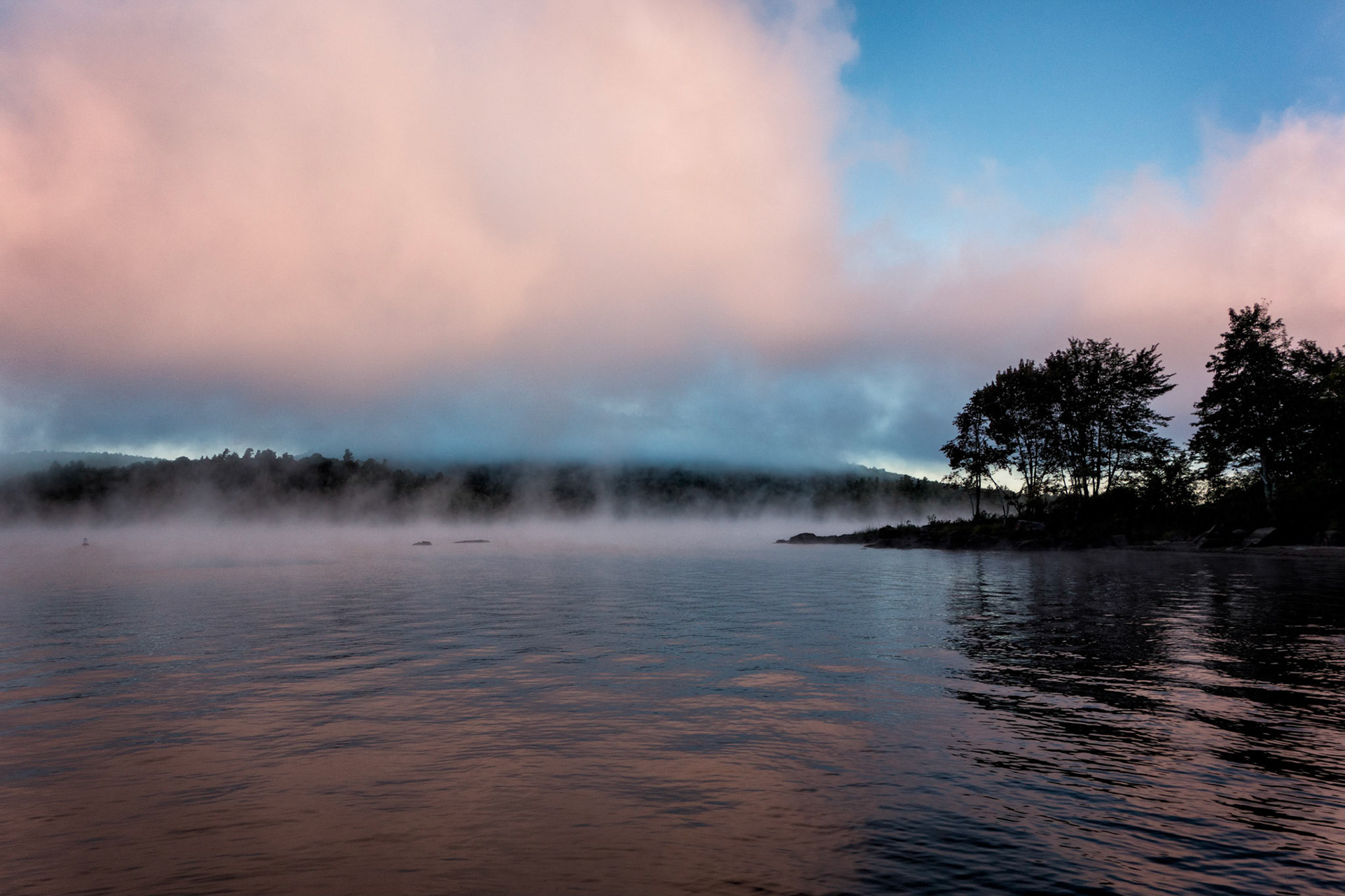 Long Lake Sunrise - Northville Placid Trail, New York