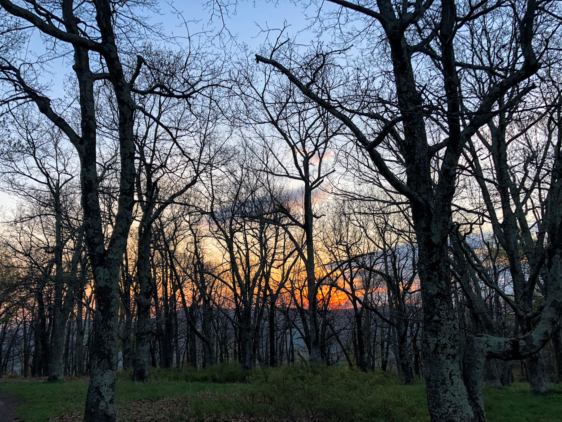 Sunset in the Shenandoahs