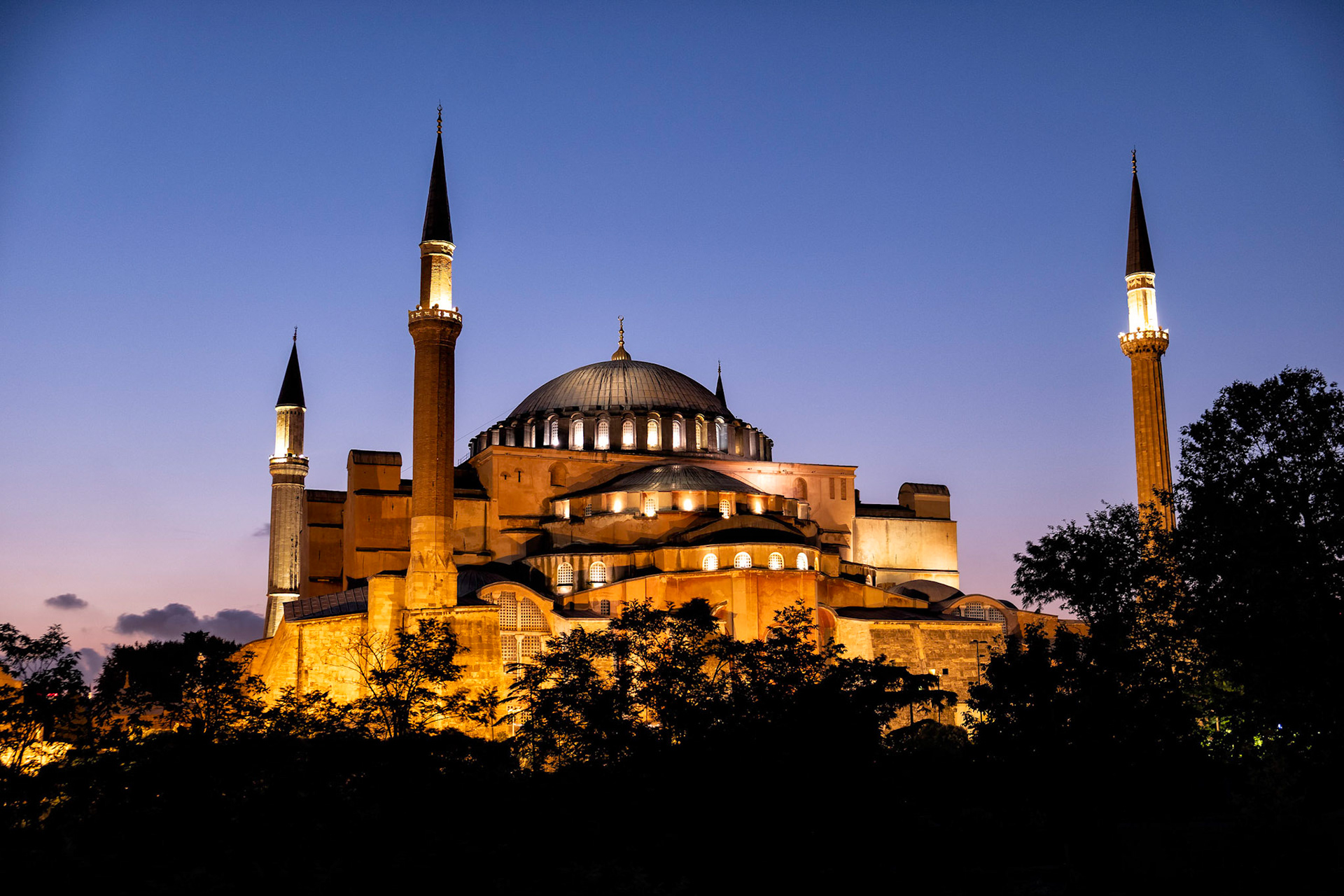 Aya Sofya Sunset - Istanbul, Turkey