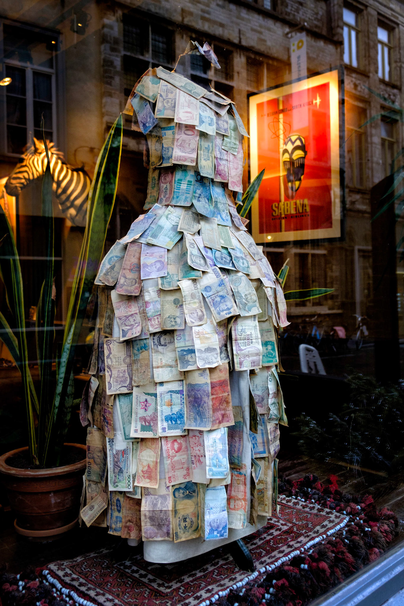 Dress in the Window - Ghent, Belgium