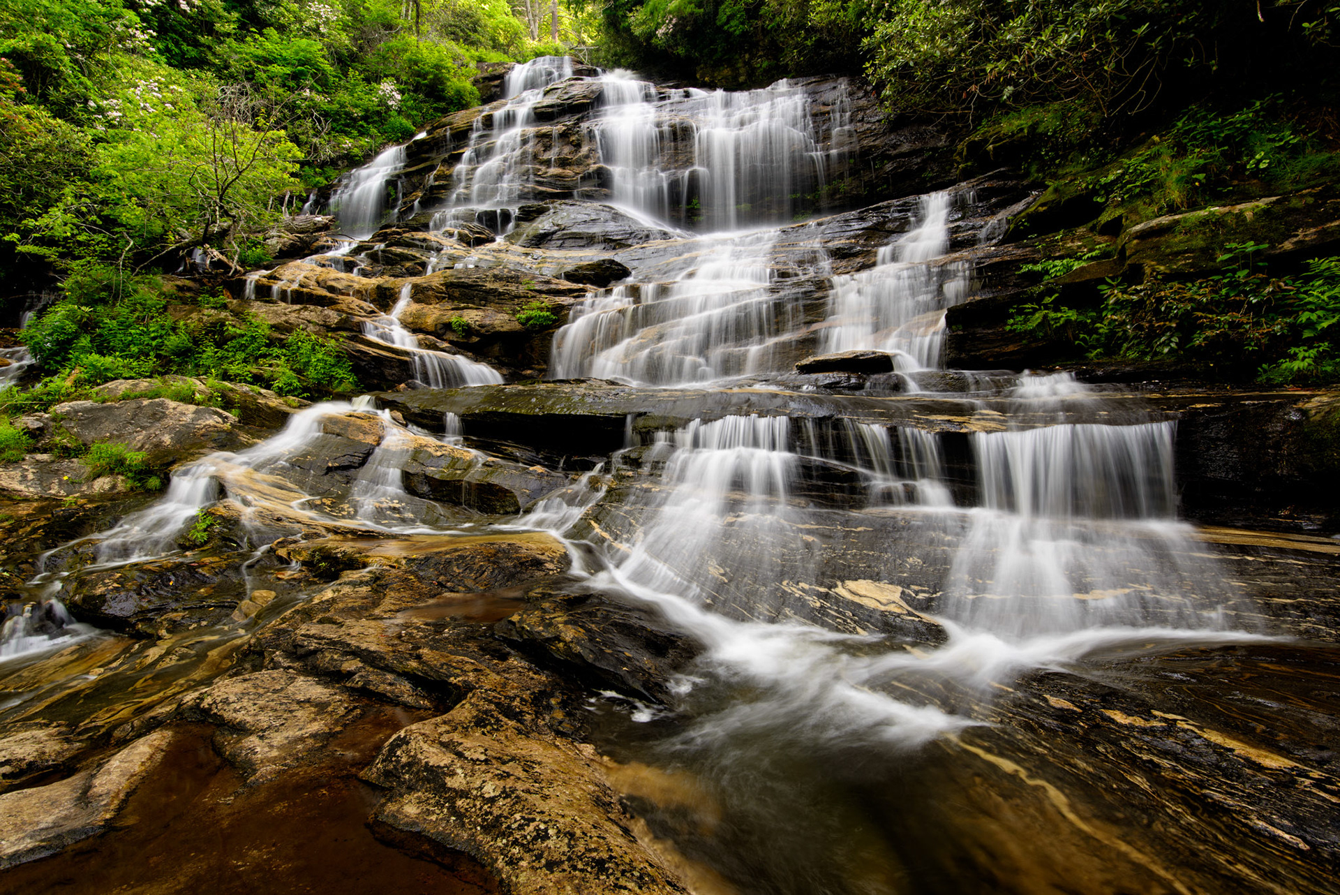Middle Glen Falls - Highlands, North Carolina