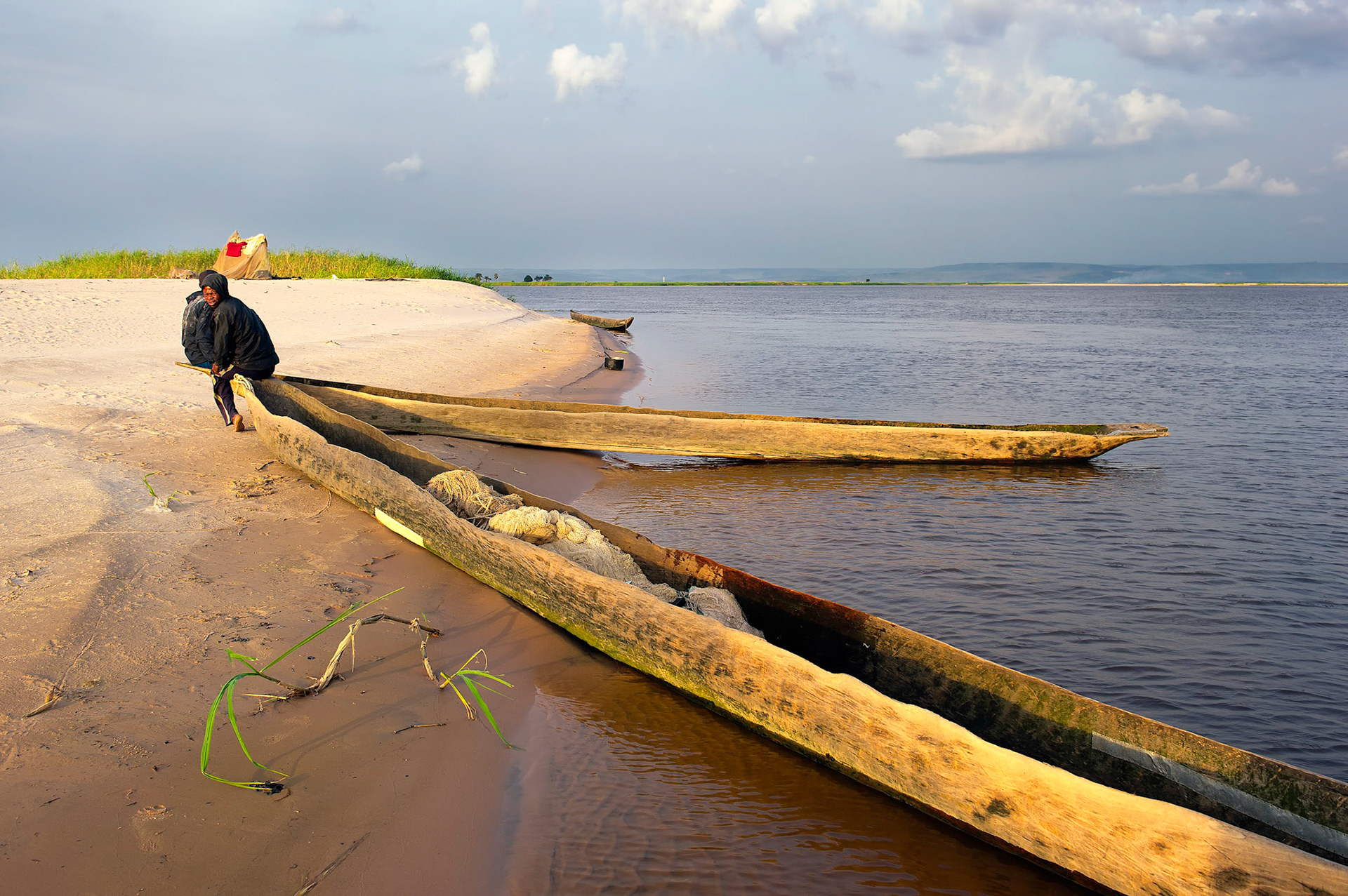 Congo River Fishermen - Kinshasa, Democratic Republic of Congo