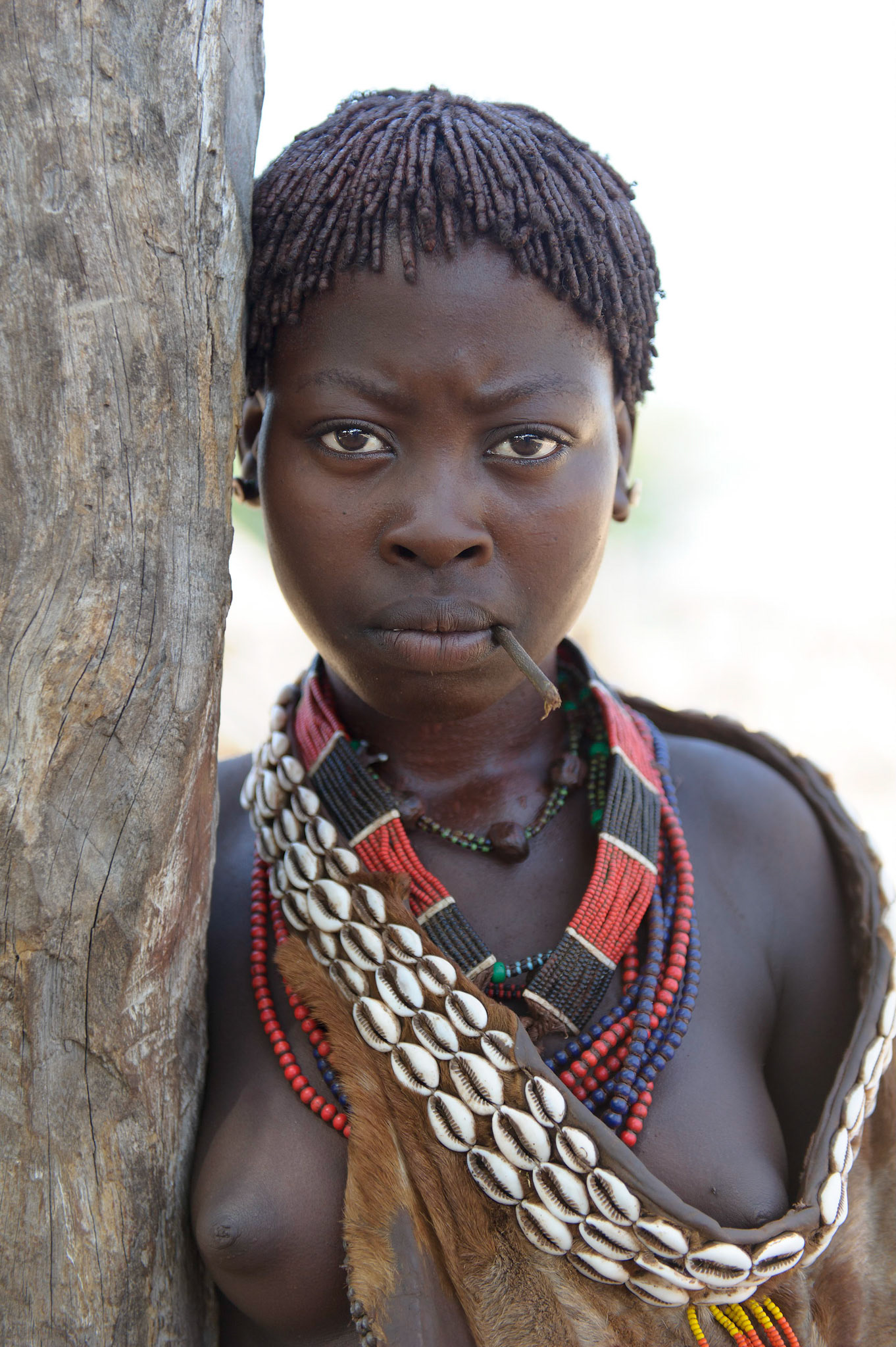Karo Woman - Korcho Village, Ethiopia