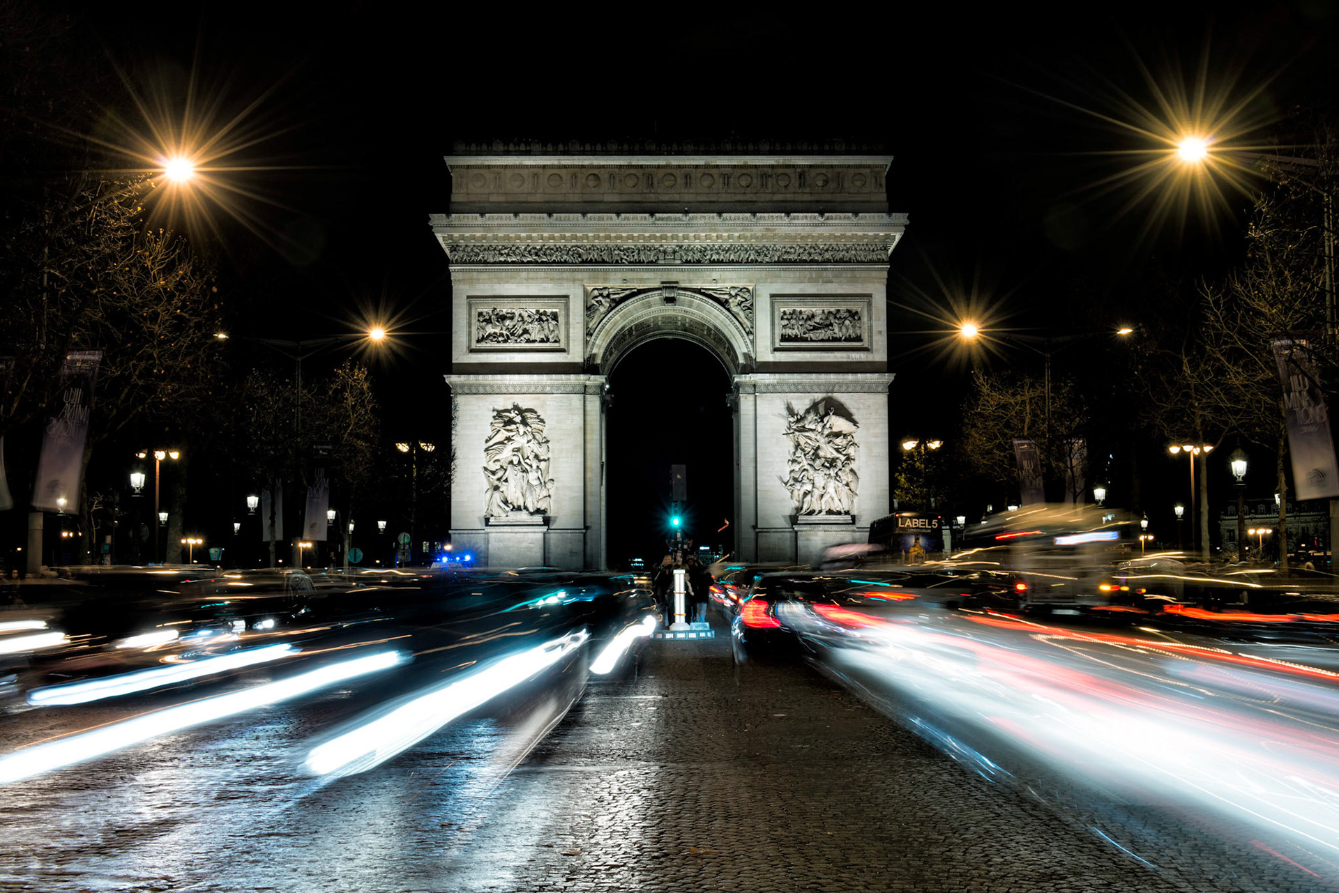 Arc de Triomphe Night - Paris, France