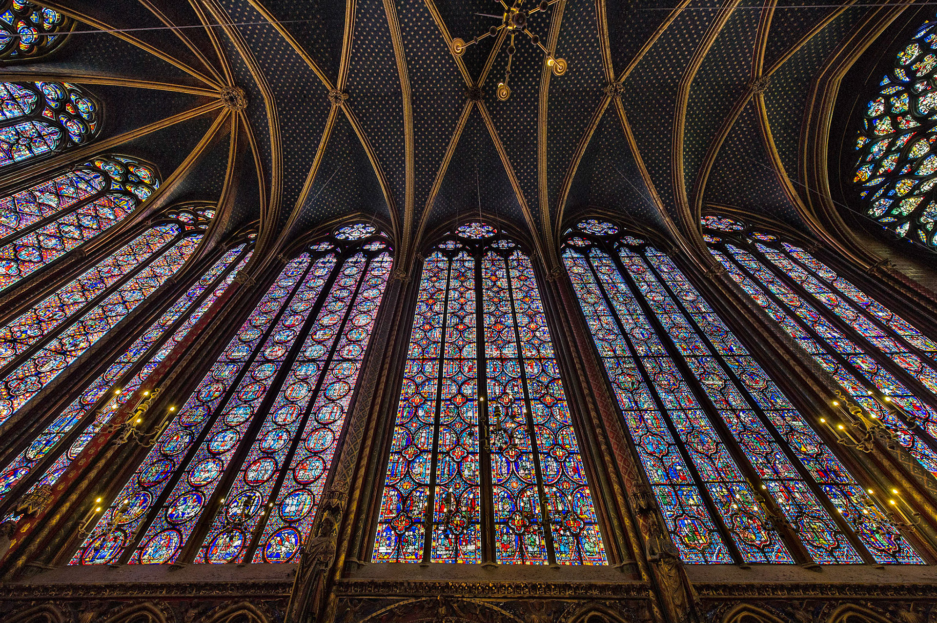 Upper Chapel - Sainte Chapelle, Paris, France