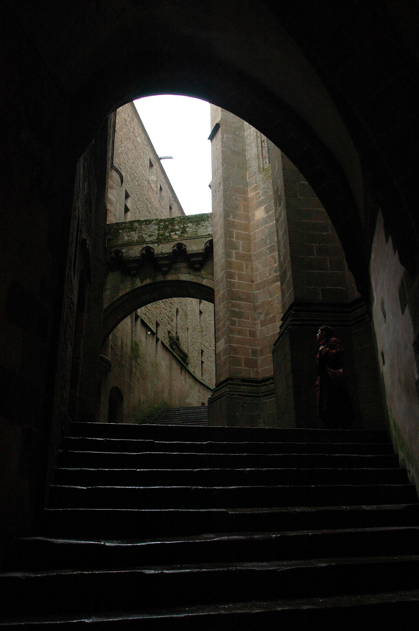 Stairway - Mont Saint Michel, France