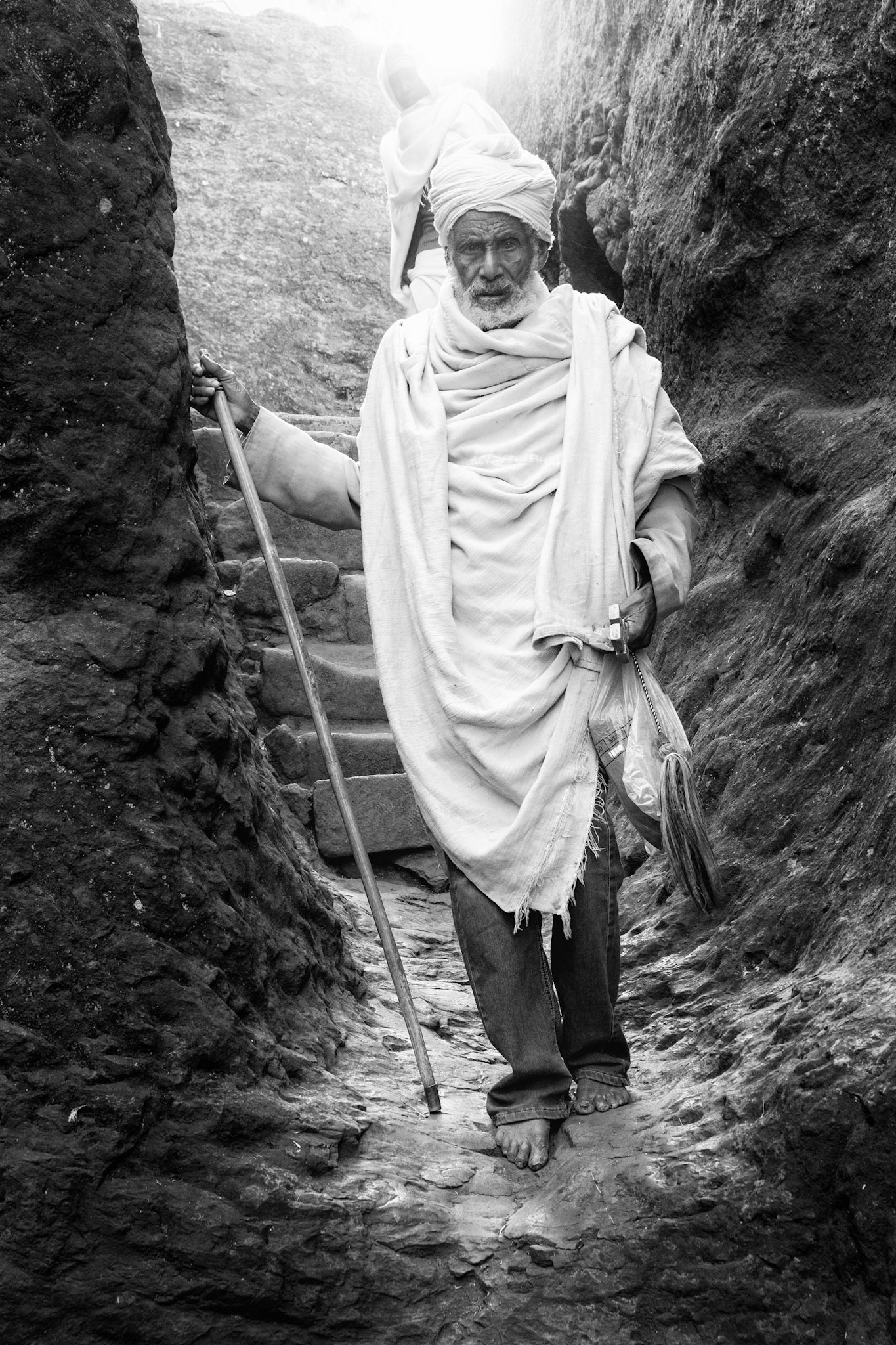 Moving Between Churches  - Lalibela, Ethiopia