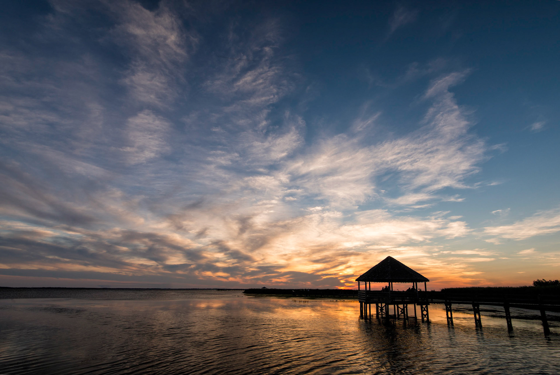Sunset on Currituck Sound - Corolla, North Carolina