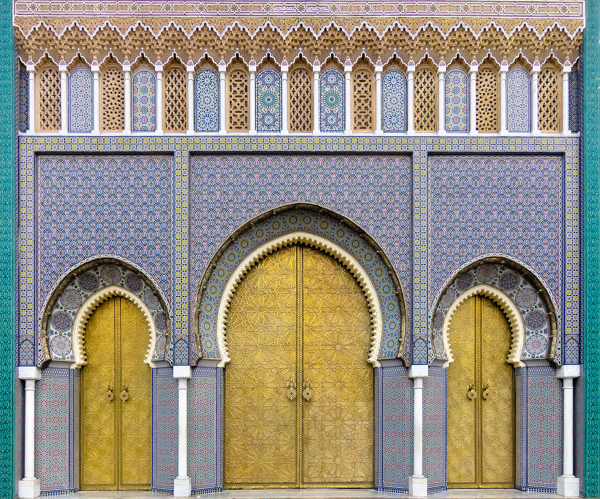 Royal Palace Entrance - Fès, Morocco