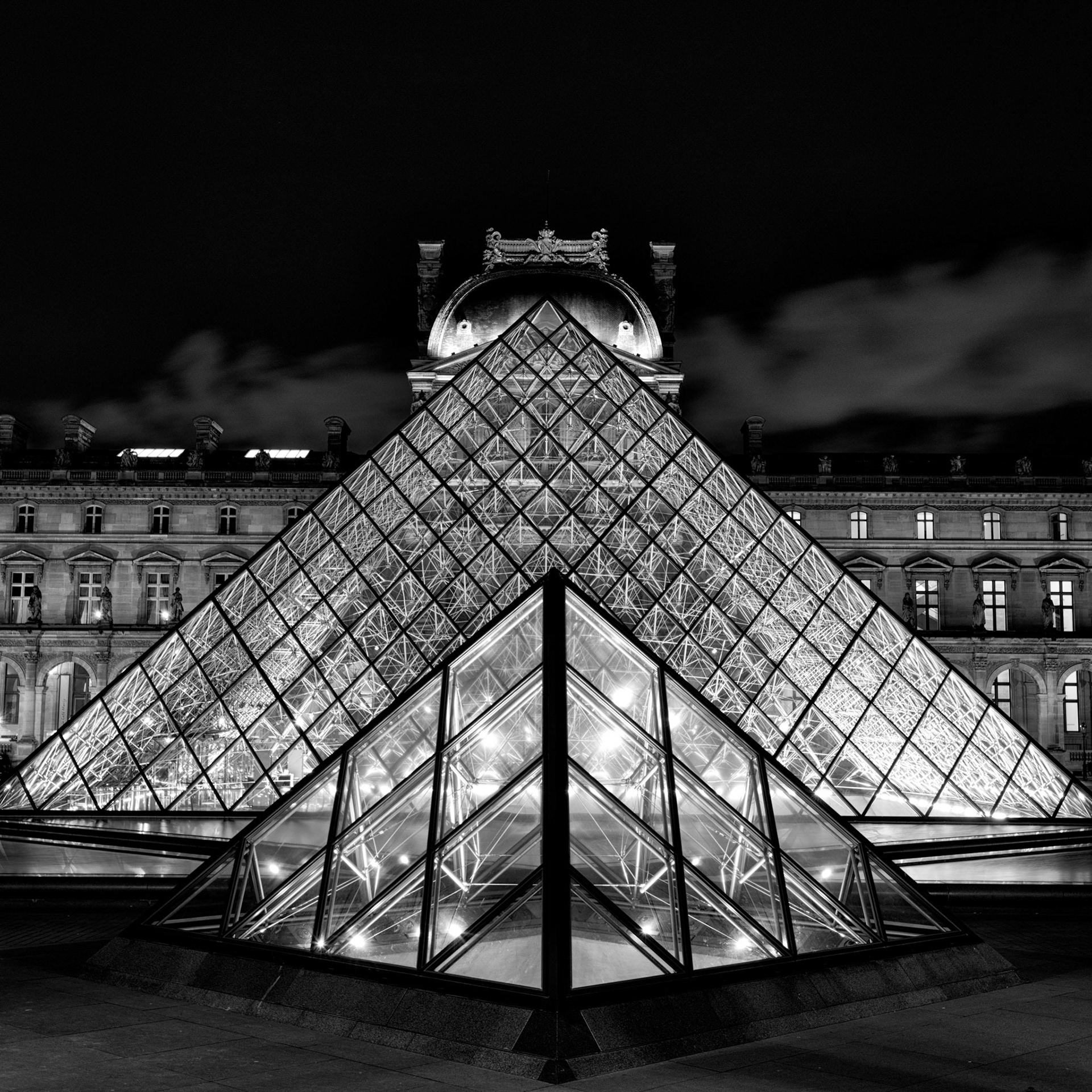 Louvre Pyramids , Paris, France