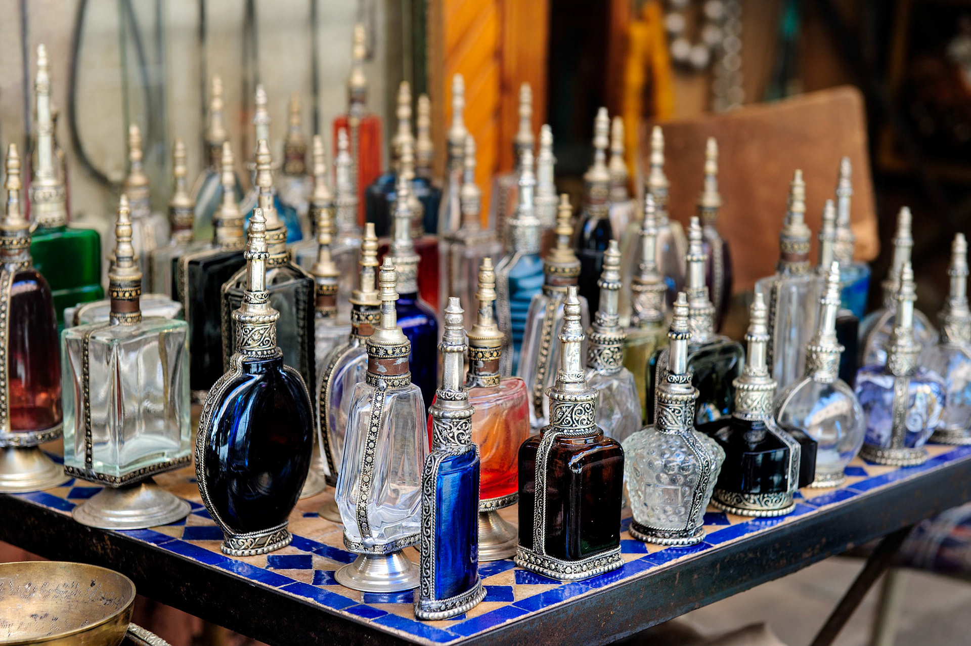 Perfume Bottles - Marrakech, Morocco