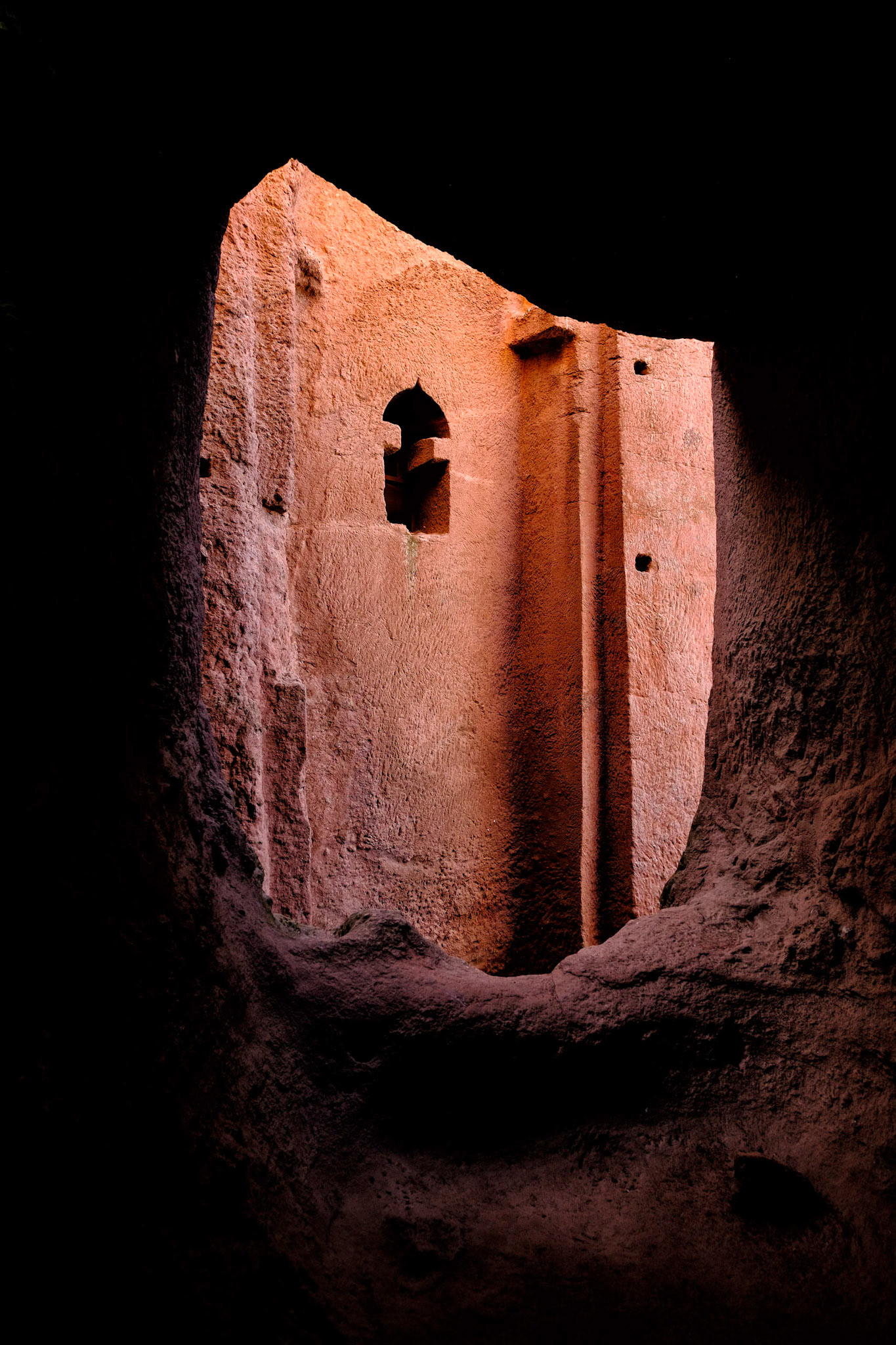 Window Bet Gabriel - Lalibela, Ethiopia