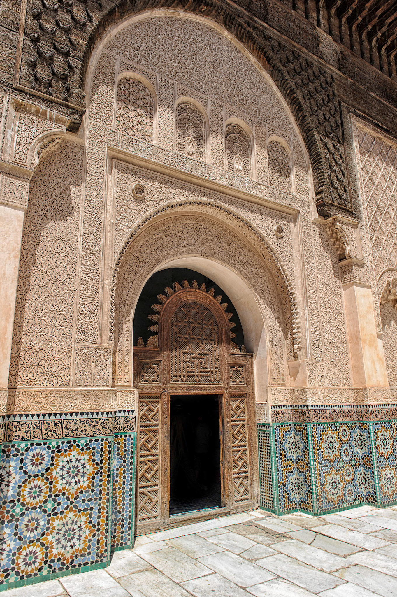 Ali ben Youssef Medersa Entrance - Marrakech, Morocco