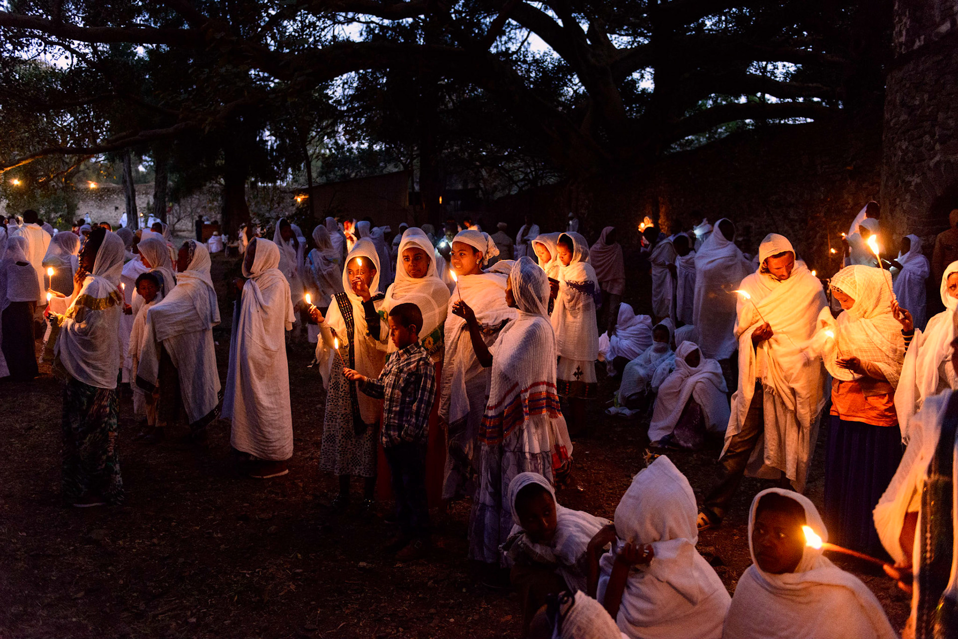 Timket Overnight Vigil 1 - Fasildes Bath, Gondar, Ethiopia