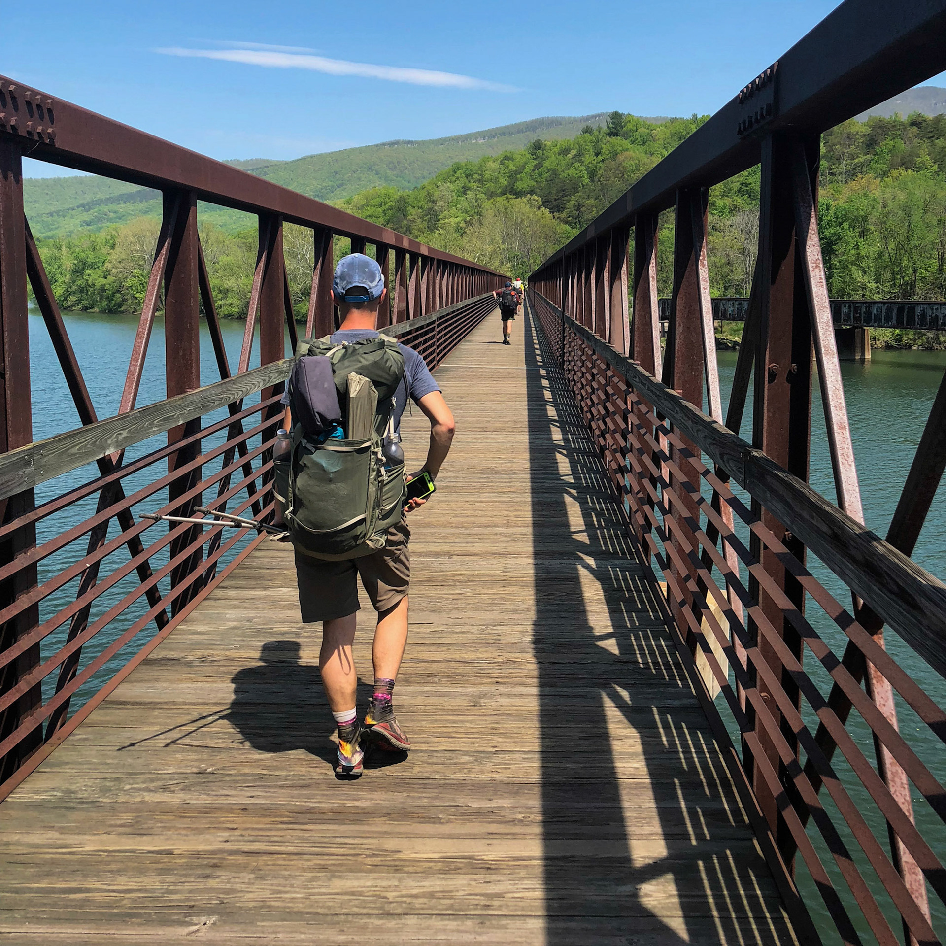 Crossing the Saint James River