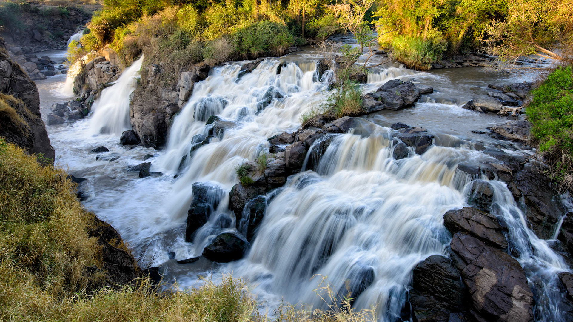 Awash Falls Sunrise Awash National Park, Ethiopia