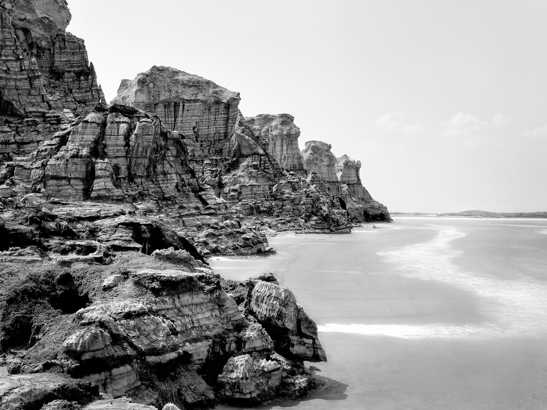 Salt Cliffs - Lake Asale, Danakil Depression, Ethiopia