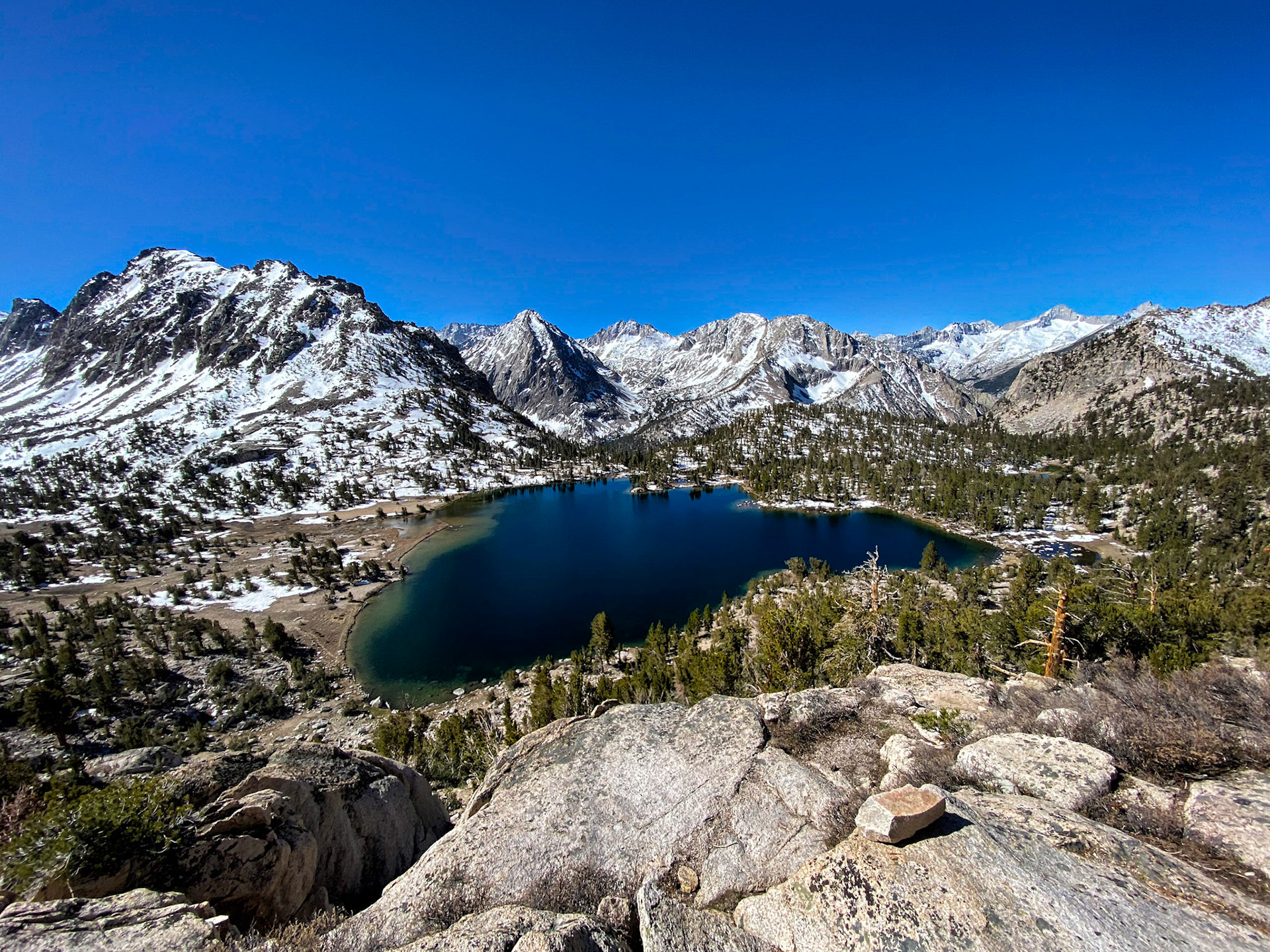 PCT: Bullfrog Lake, Kings Canyon National Park, CA