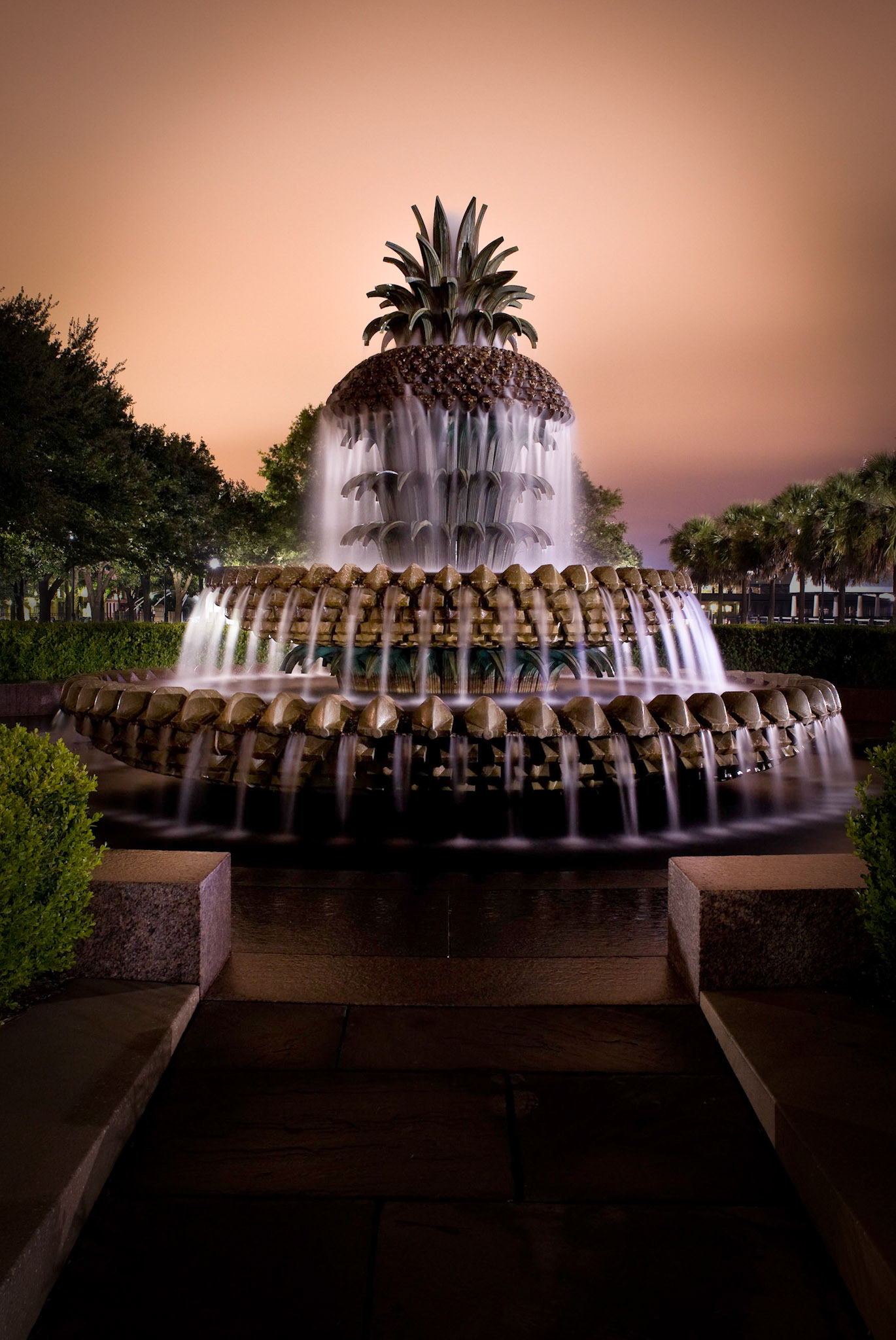 Pineapple Fountain - Charleston, South Carolina