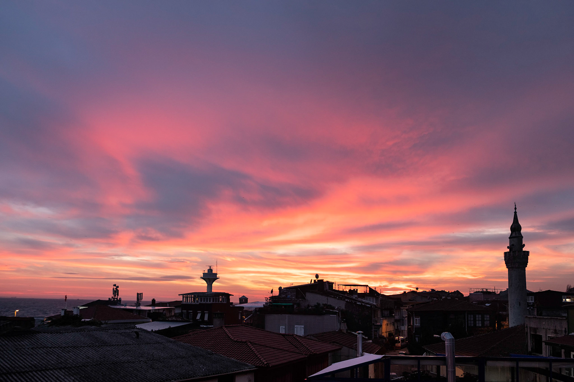 Sunset on the Bosphorus - Istanbul, Turkey