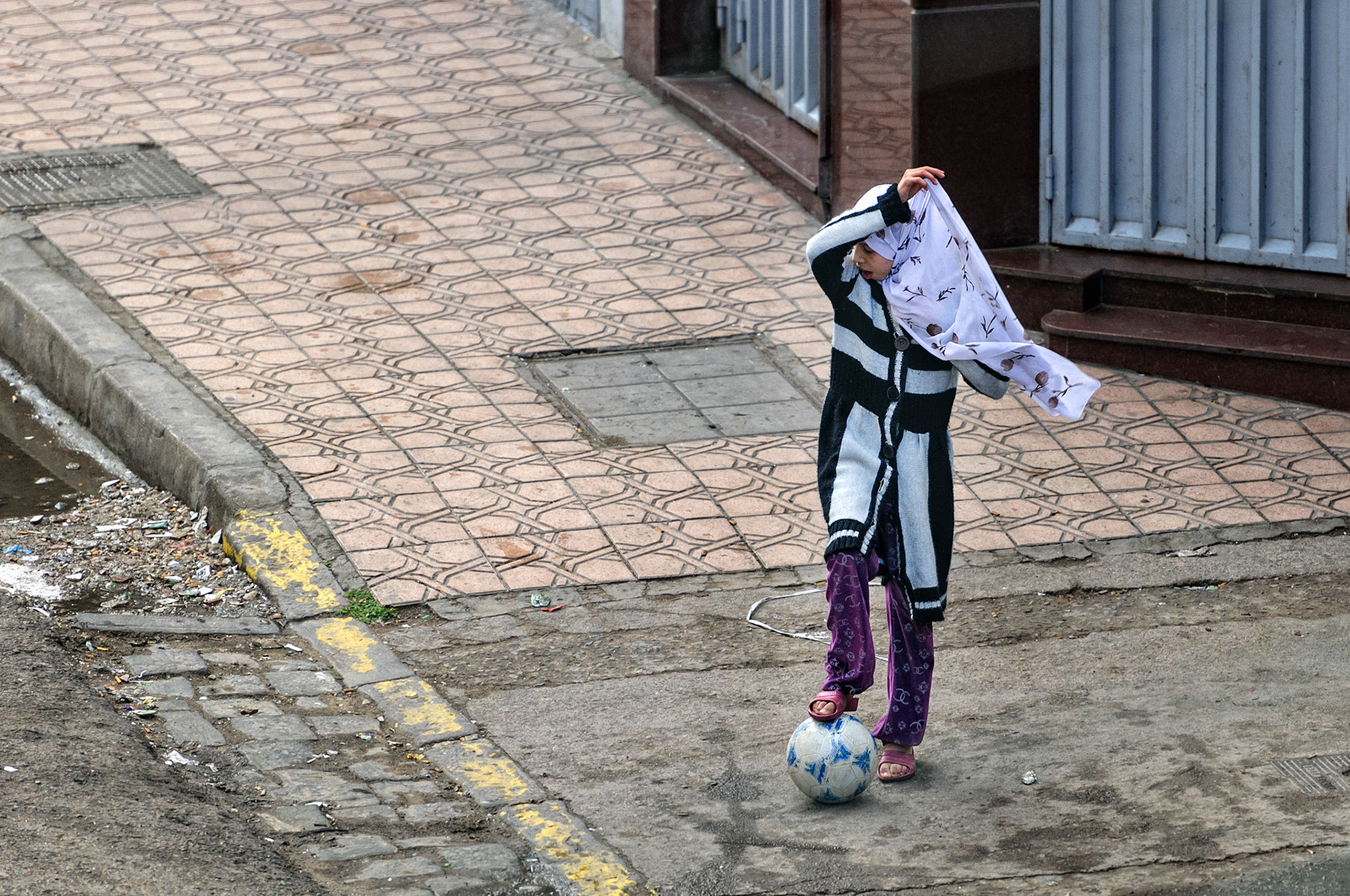 Football Girl - Casablanca, Morocco
