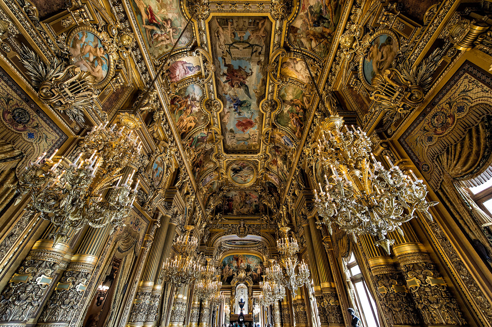 Gilded Interior of the Opera - Paris, France