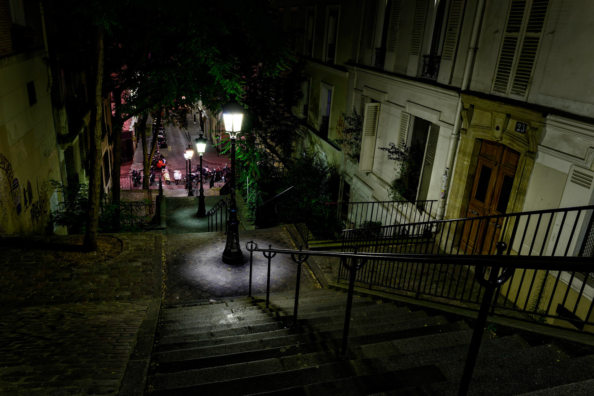 Montmarte Stairs - Paris, France