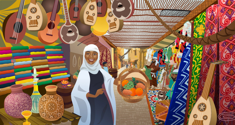 Highlights Hidden Picture : Marketplace