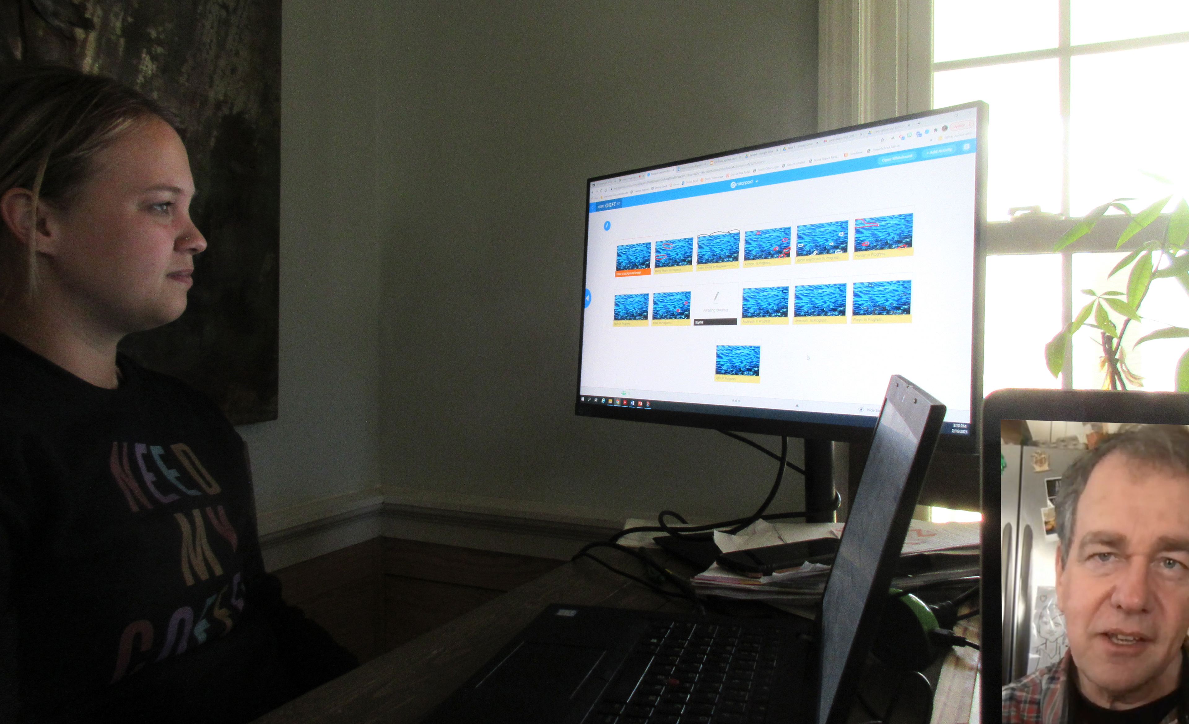 Remote teaching tandem—as we monitor students' progress online