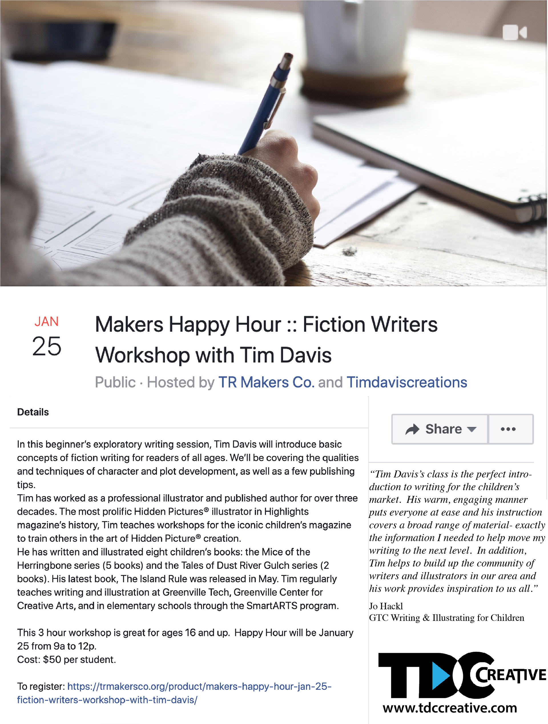 Jan. Writing Workshop