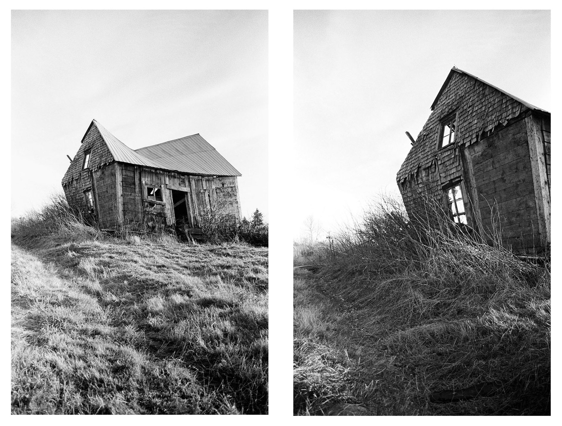 Ces lieux qui m'habitent 1. Analog photography. 20x24 each. 2007