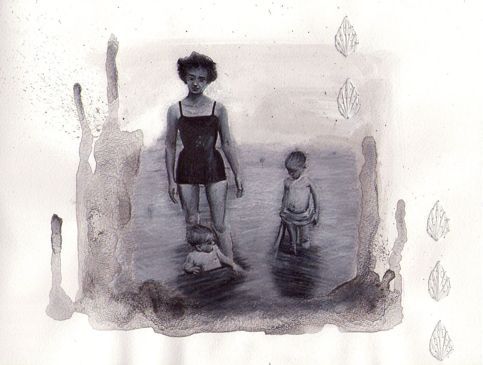 Daydreams. Mix Medias. 11x14. 2014