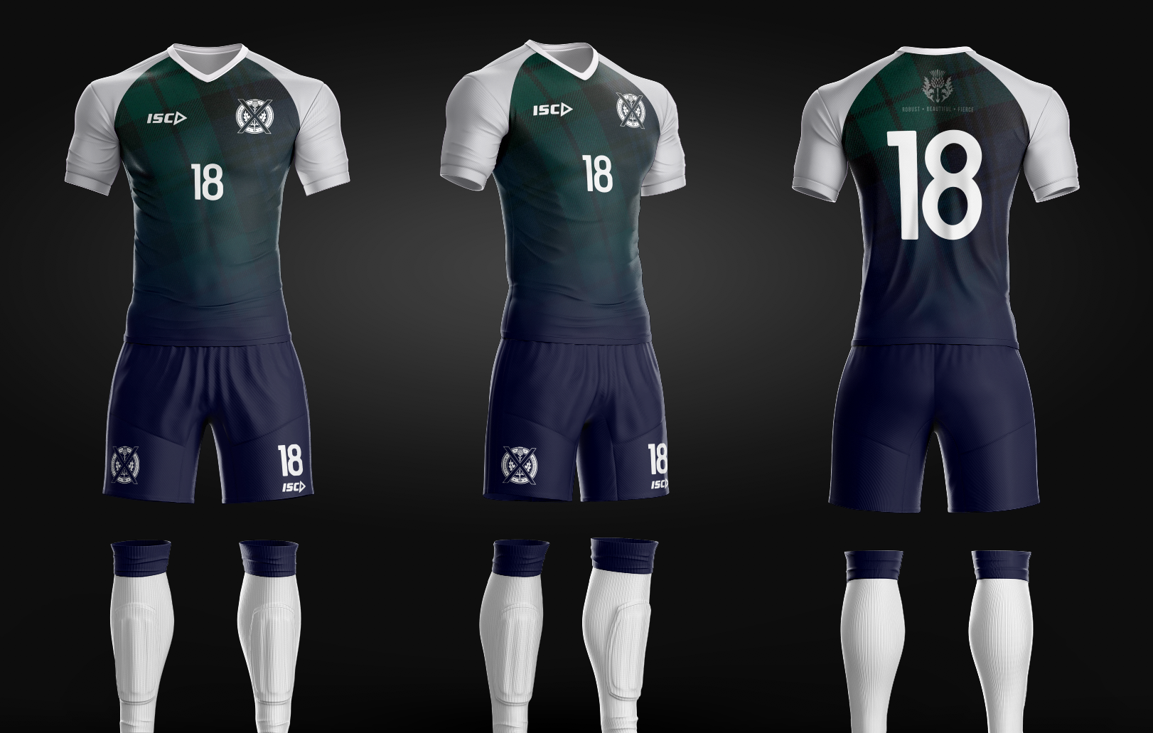 2018 Senior Soccer Home Kit Design - Seymour College
