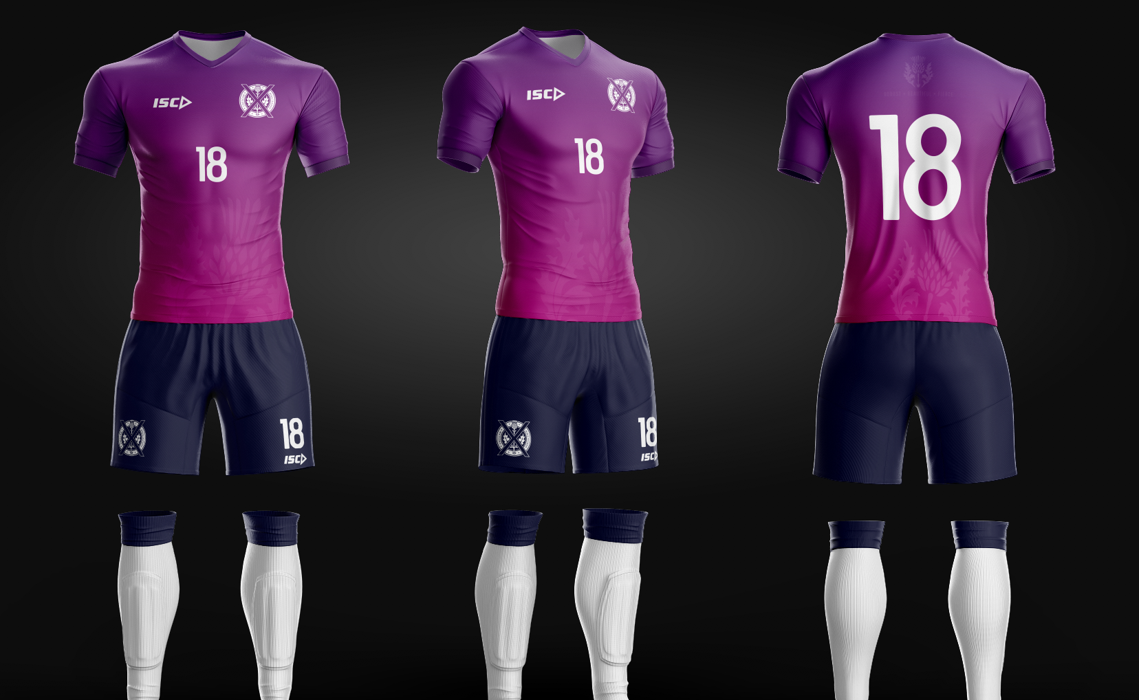 2018 Senior Soccer Away Kit Design - Seymour College