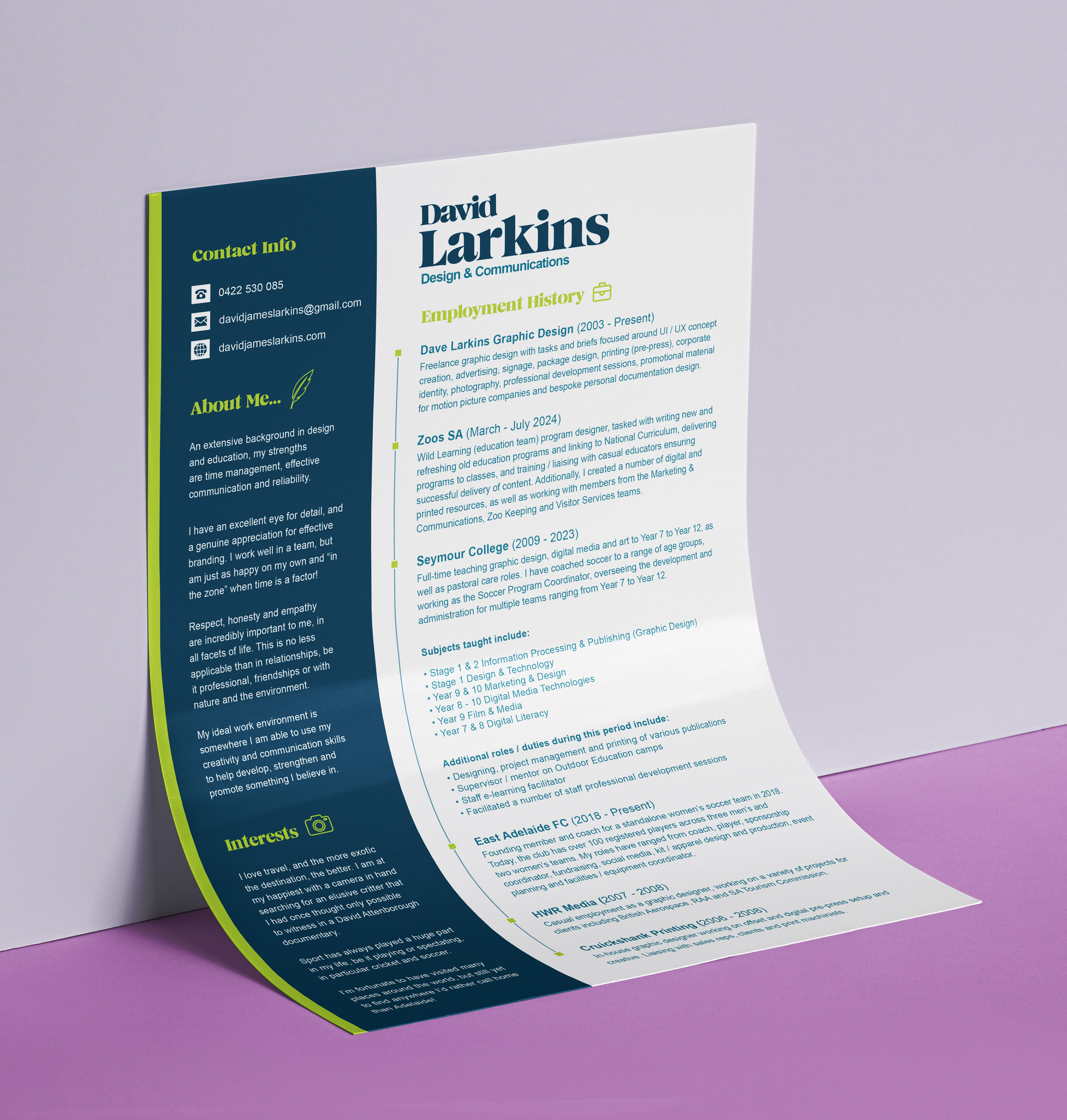 Resume Layout