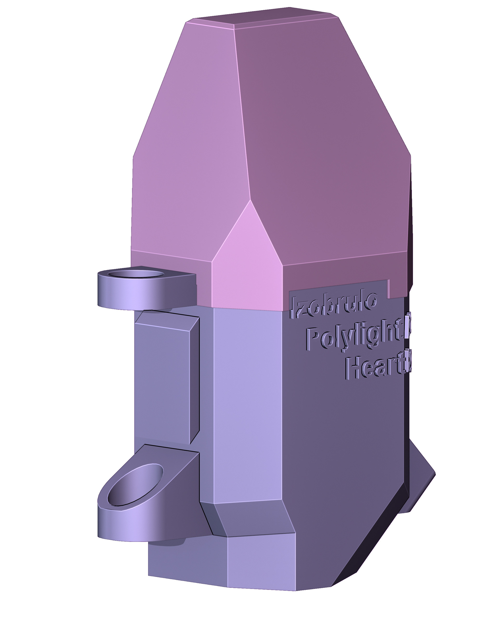 3/4 view of the Polylight HeartHug main box